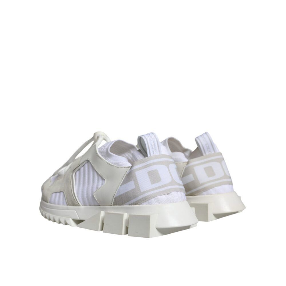 Dolce & Gabbana Dolce & Gabbana White Mesh Sorrento Trekking Sneakers Shoes Size US 7 / IT 37 - 4 Thumbnail