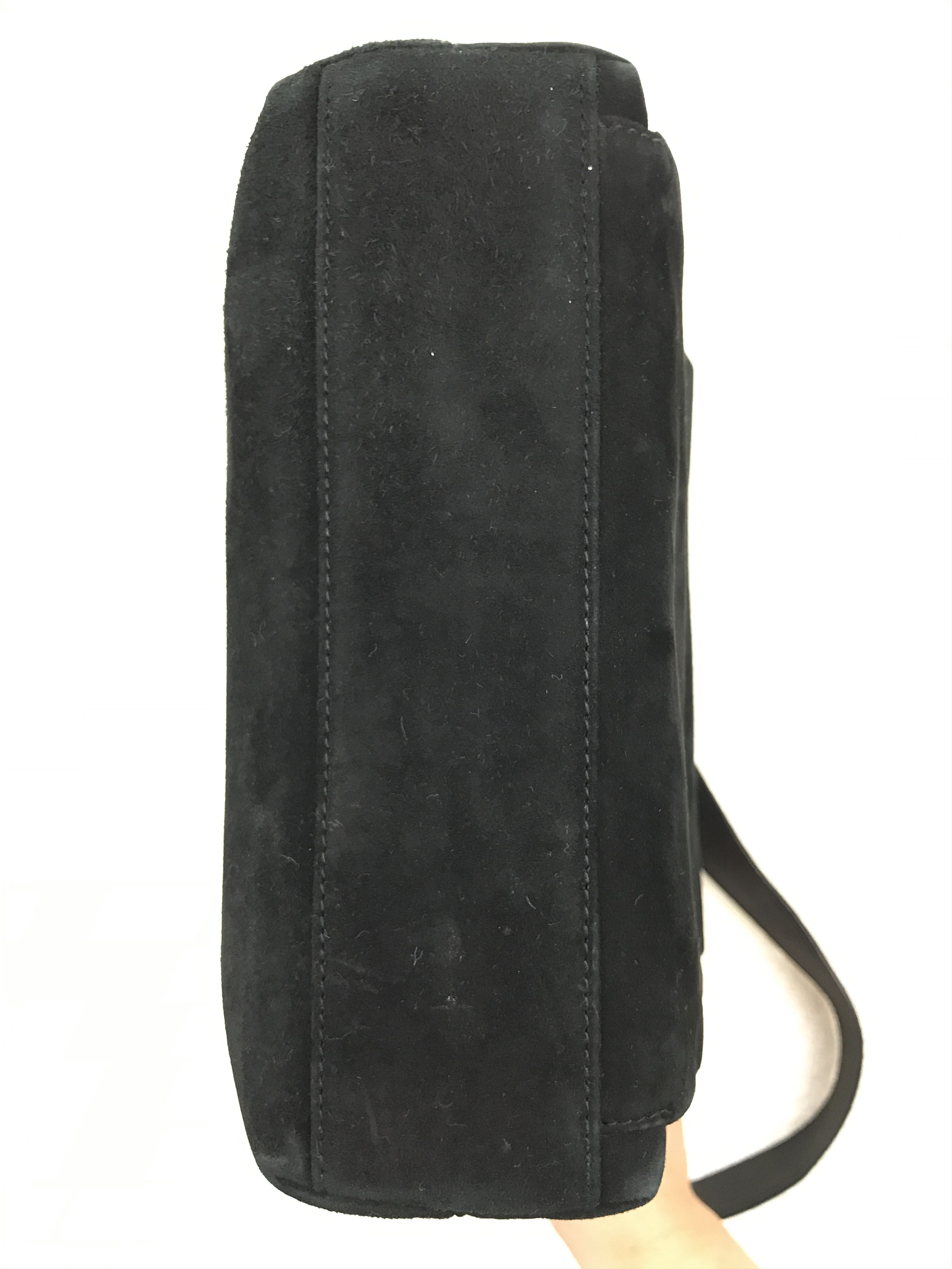 Designer × Salvatore Ferragamo × Vintage Vintage Salvatore Ferragamo Hobo Bag Suede Leather Size ONE SIZE - 5 Thumbnail