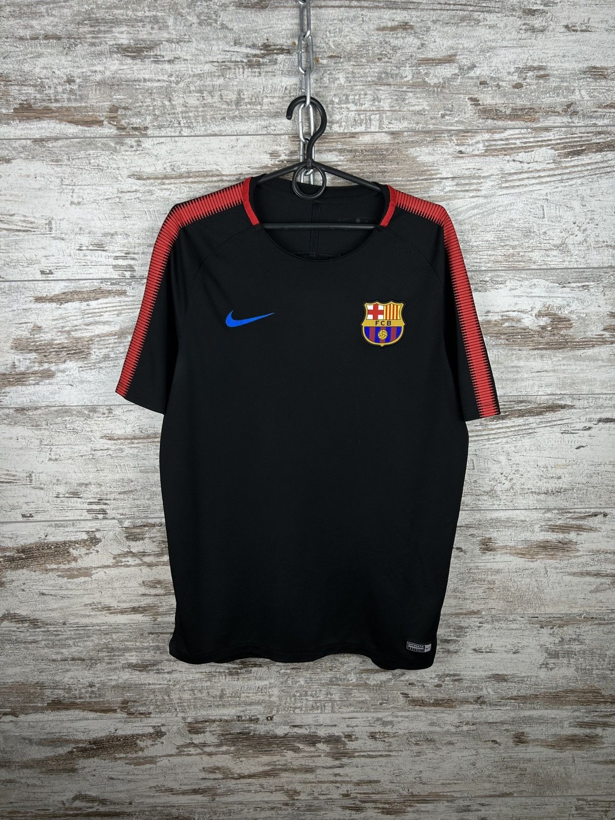 Nike Mens Vintage Nike FC Barcelona T Shirt y2k soccer jersey 90s Size US S / EU 44-46 / 1 - 2 Thumbnail
