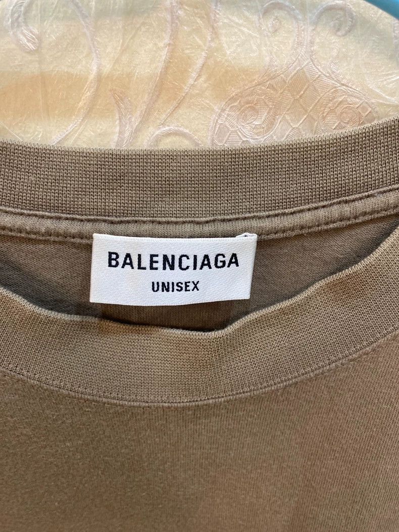 Balenciaga Balenciaga Solid color chest brand logo round neck pullove Size US S / EU 44-46 / 1 - 3 Thumbnail