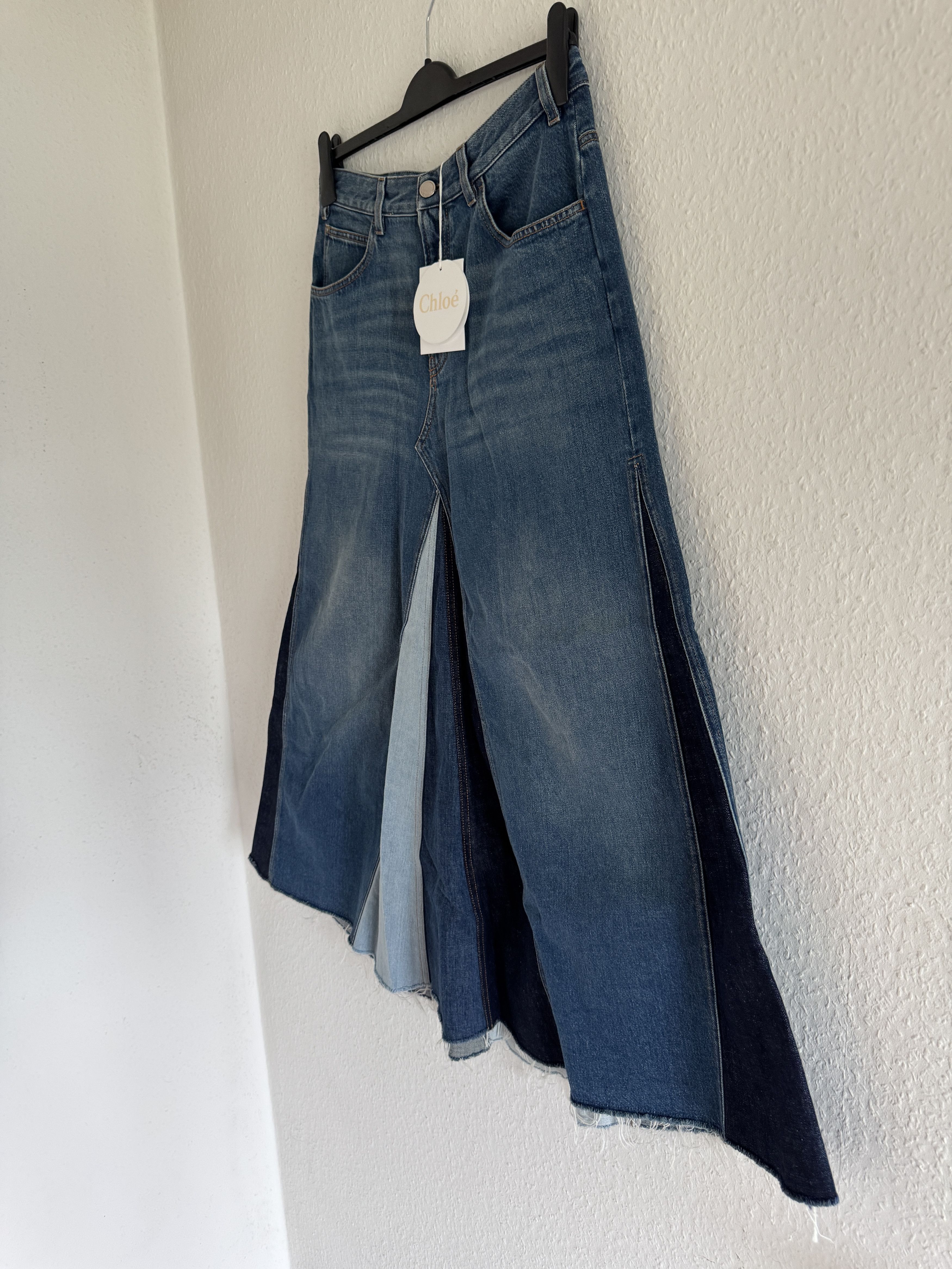 Chloe Blue Denim Skirt – Size 42 Size 30" / US 8 / IT 44 - 3 Thumbnail