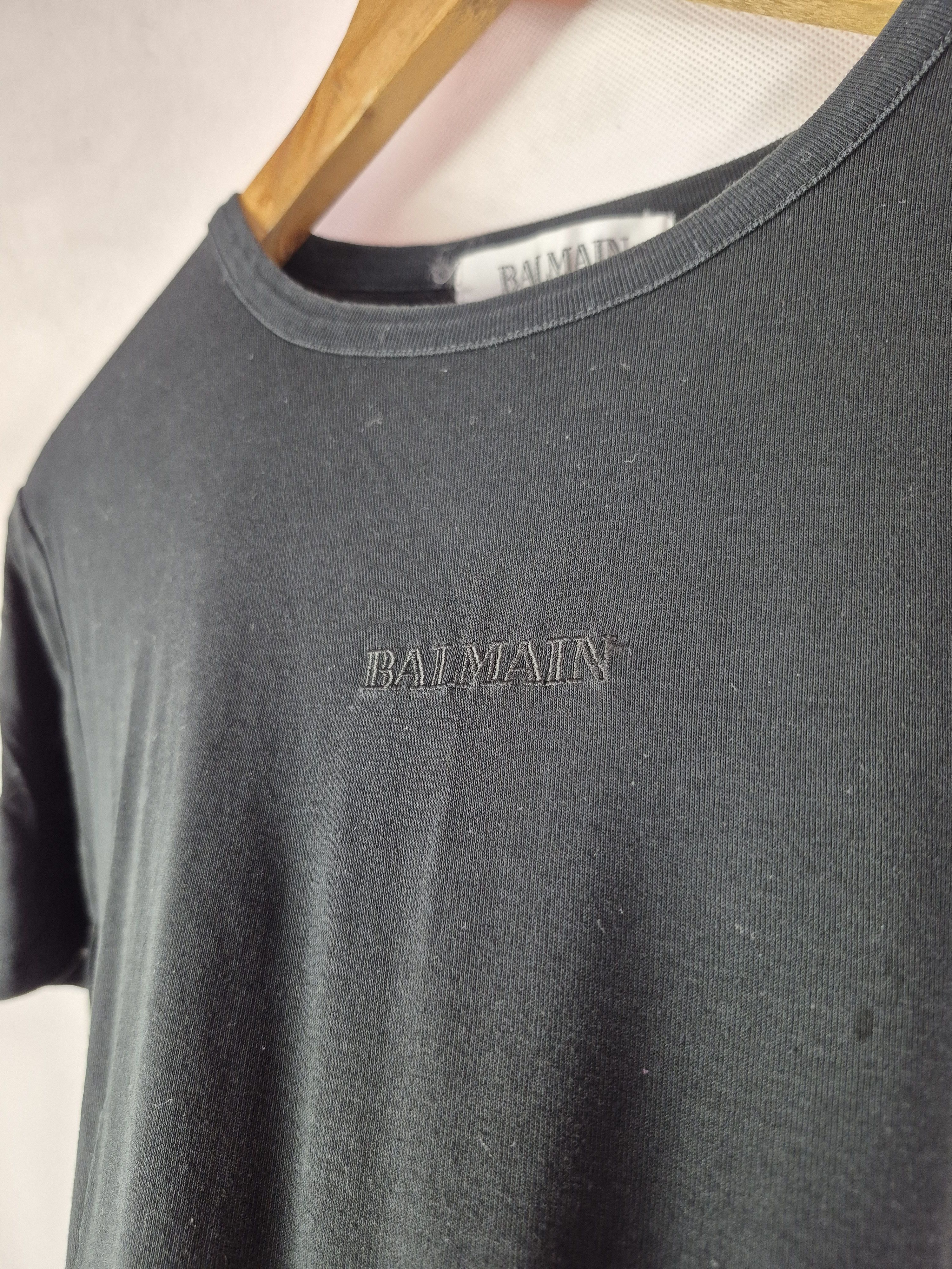 Balmain 🔥 Balmain Paris Embroided Spellout Tops Size M / US 6-8 / IT 42-44 - 4 Thumbnail