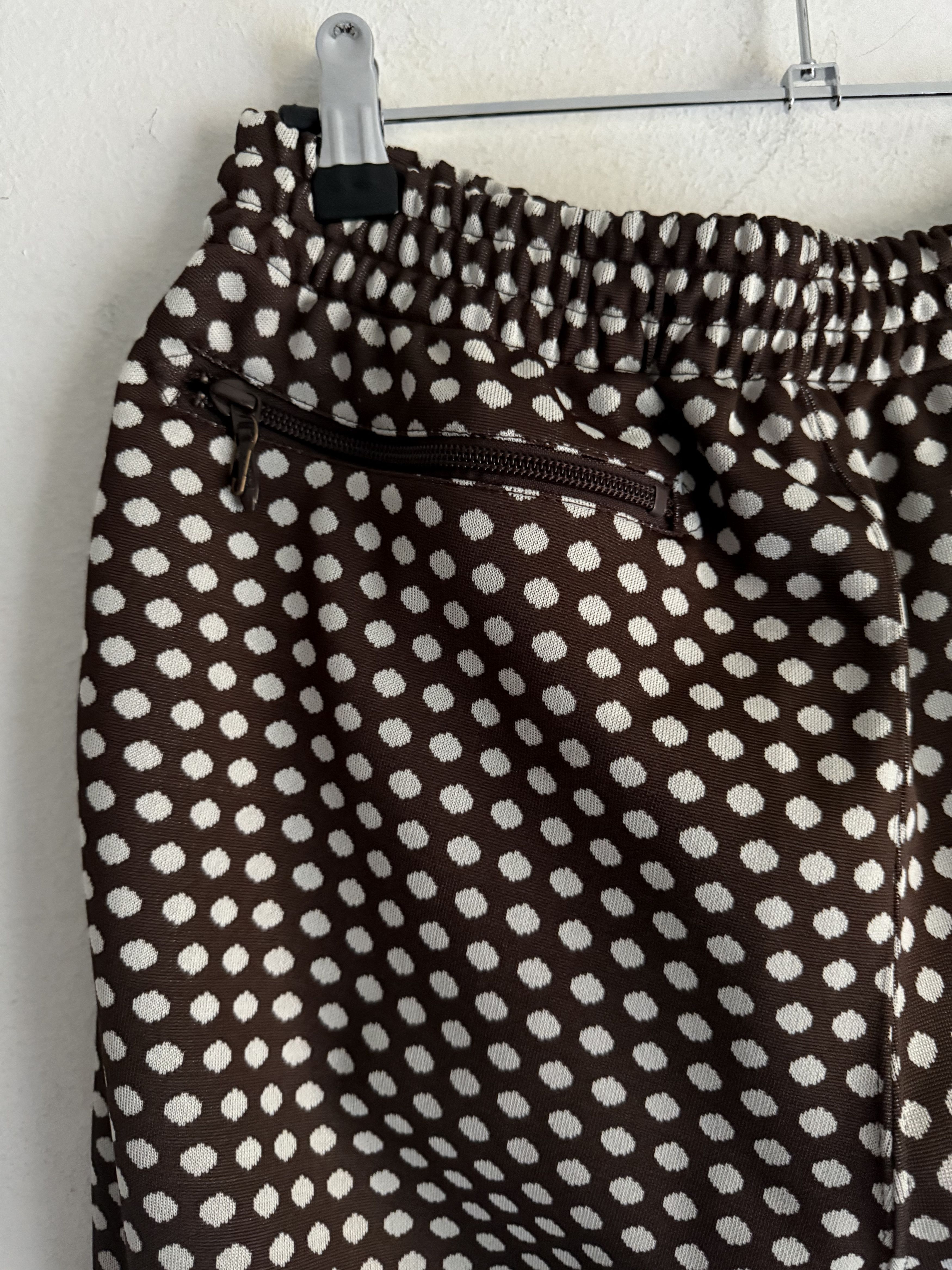 Needles Brown Jacquard Polka Dot Track Pants Size US 30 / EU 46 - 11 Thumbnail
