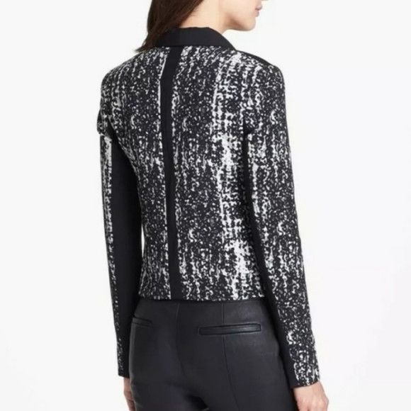 Diane von Furstenberg Diane Von Furstenberg Black Crepe Blazer Jacket Size 6 Size M / US 6-8 / IT 42-44 - 9 Thumbnail