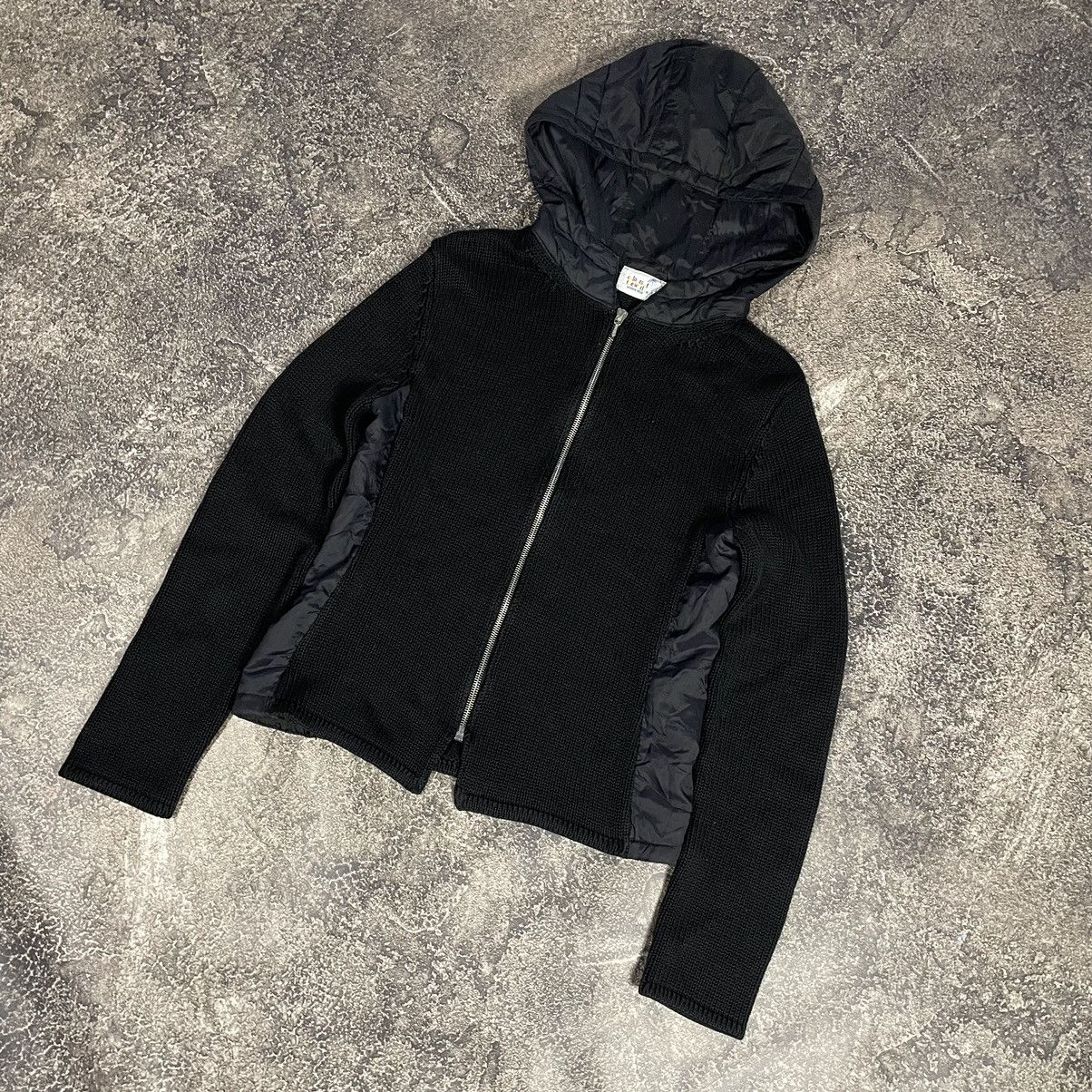 Hysteric Glamour Vintage Knitted Gothic Avant Garde Zip Hoodie Size L / US 10 / IT 46 - 1 Thumbnail