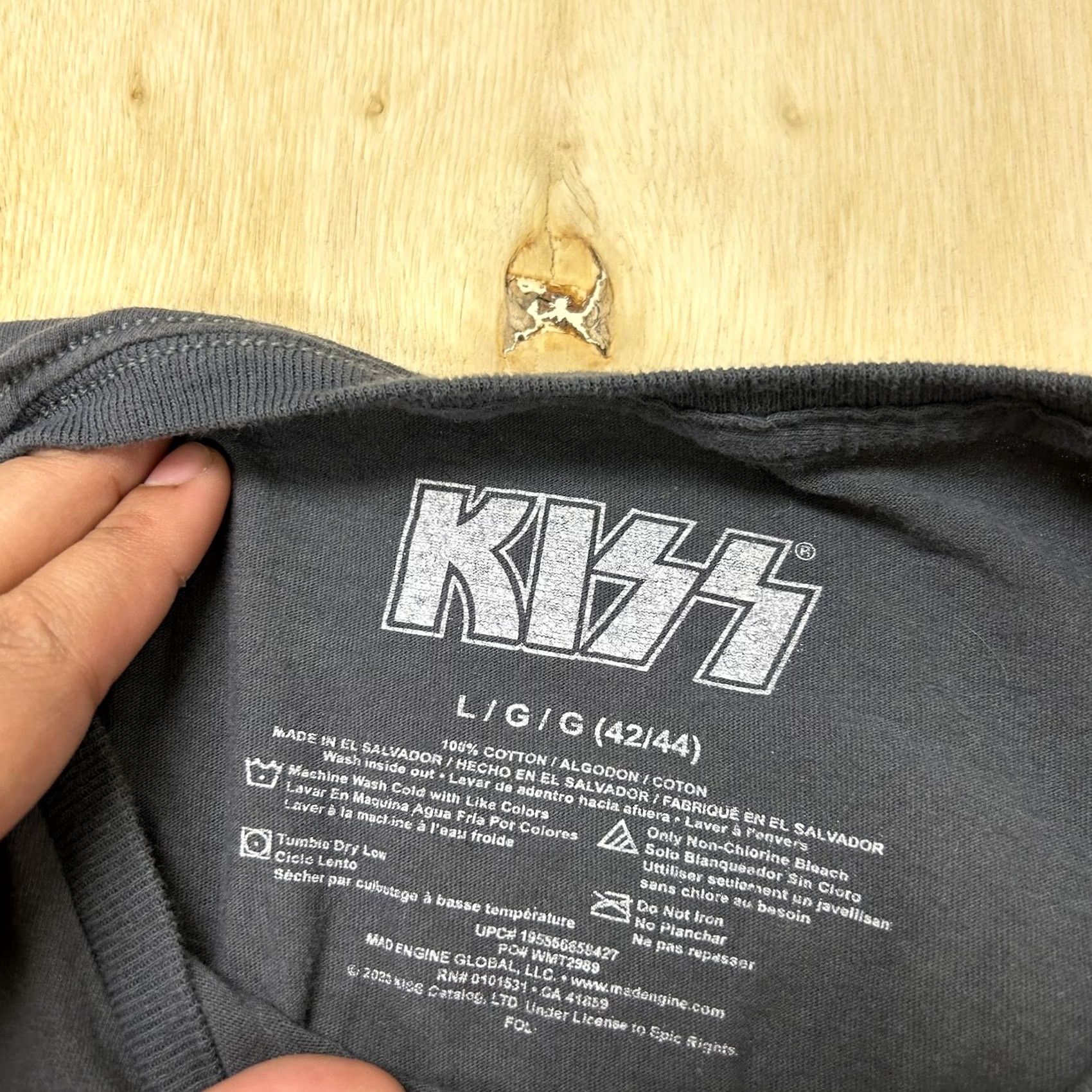 Vintage KISS Shirt Mens Large Black Rock And Roll Band Tee Music Size US L / EU 52-54 / 3 - 3 Thumbnail