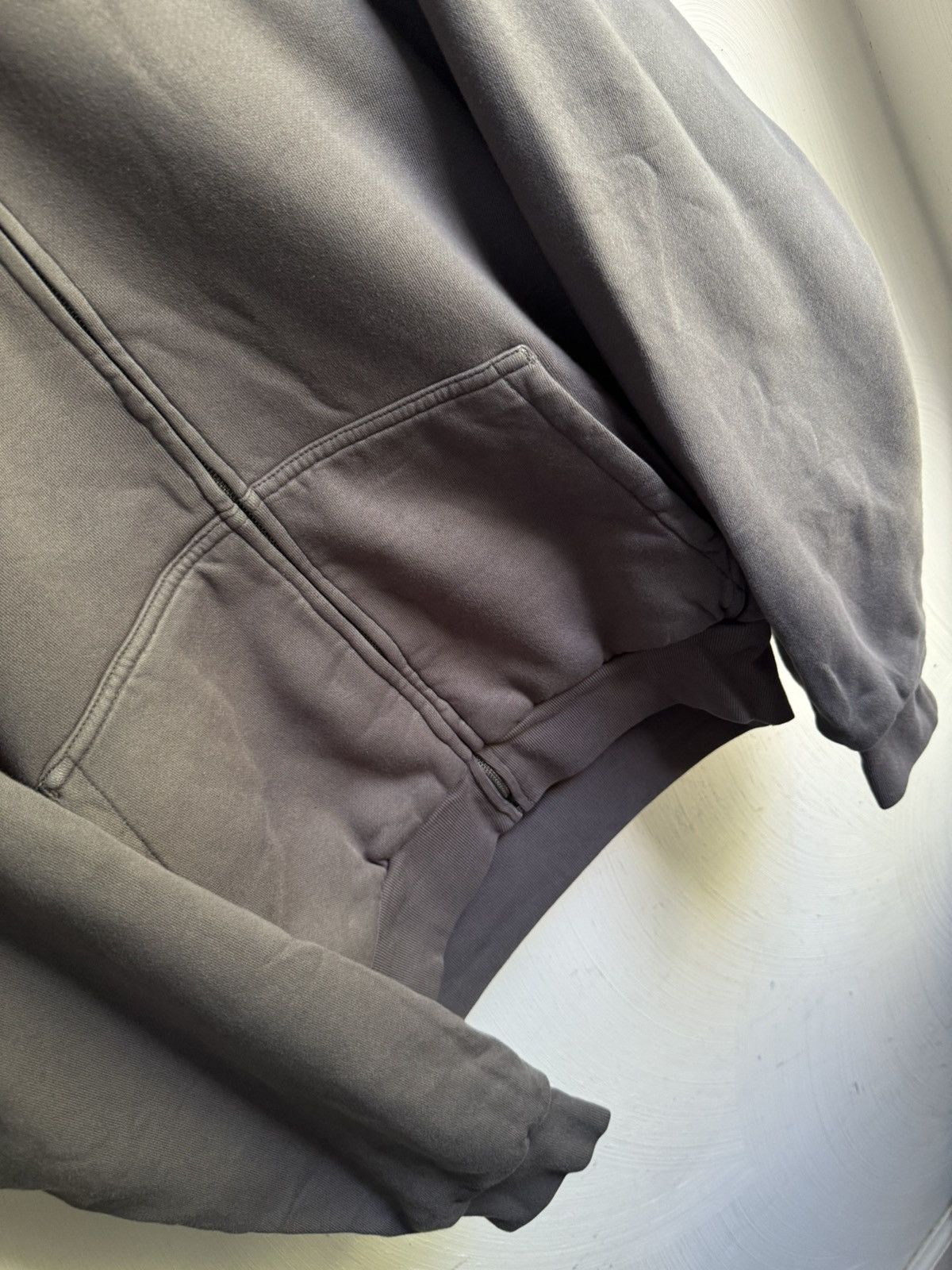 Balenciaga × Gap × Kanye West Yeezy Gap Balenciaga Zip Up Hoodie Dark Grey UNRELEASED Size US M / EU 48-50 / 2 - 2 Thumbnail