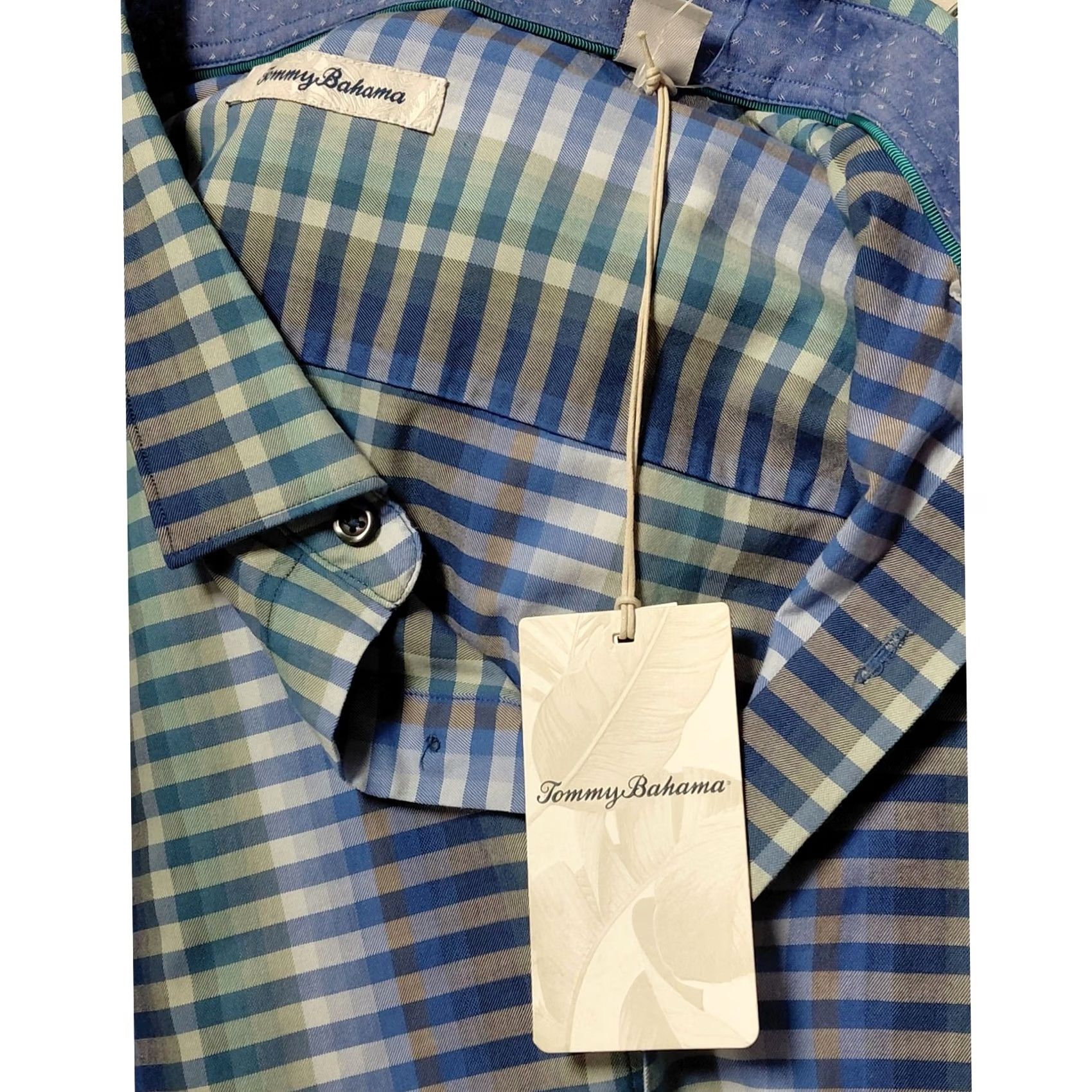 Tommy Bahama VINTAGE Tommy Bahama Silk Blue Striped Button-Up Shirt Woven Long Sleeve 3XL Size US XXL / EU 58 / 5 - 4 Thumbnail