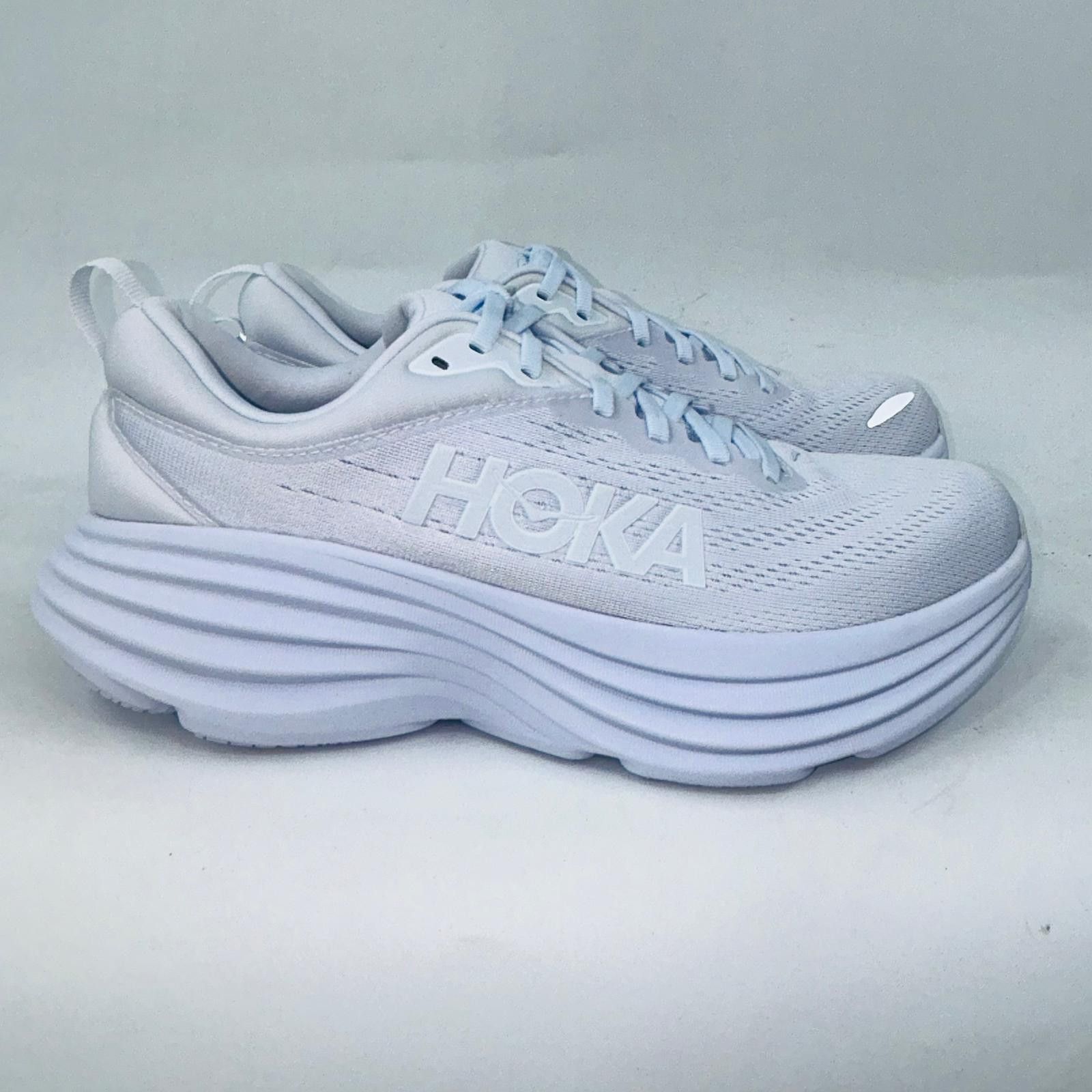 Hoka HOKA WOMEN'S BONDI 8 WHITE/WHITE RUNNING SHOES SIZE 9.5B Size US 9.5 / IT 39.5 - 1 Thumbnail