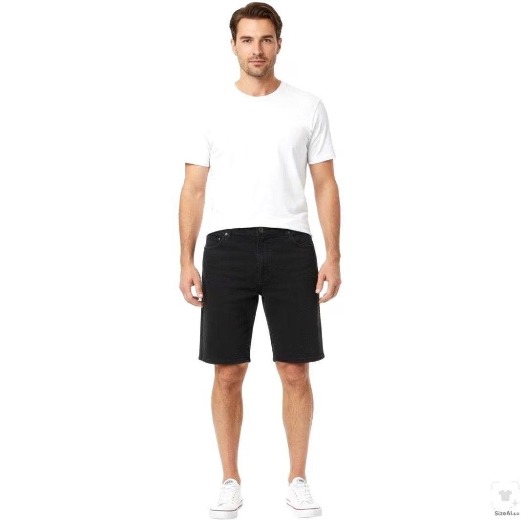 Dickies Dickies Cargo Shorts Mens 38 Black Denim Stretch Relaxed Fit 12 Inseam Pockets Zip Fly Flat Front Cargo Pocket Casual Workwear USA 90s Boys Mens Size US 38 / EU 54 - 4 Thumbnail