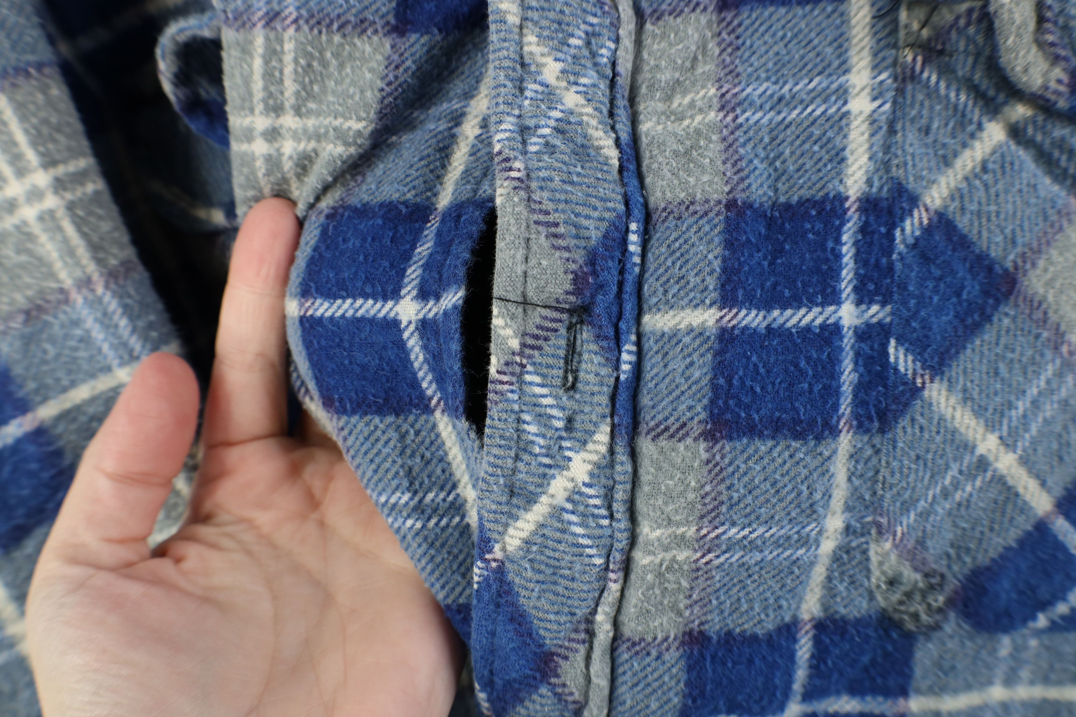 Vintage Vintage 90s Streetwear Flannel Button Shirt Jacket Jac Size US L / EU 52-54 / 3 - 4 Thumbnail