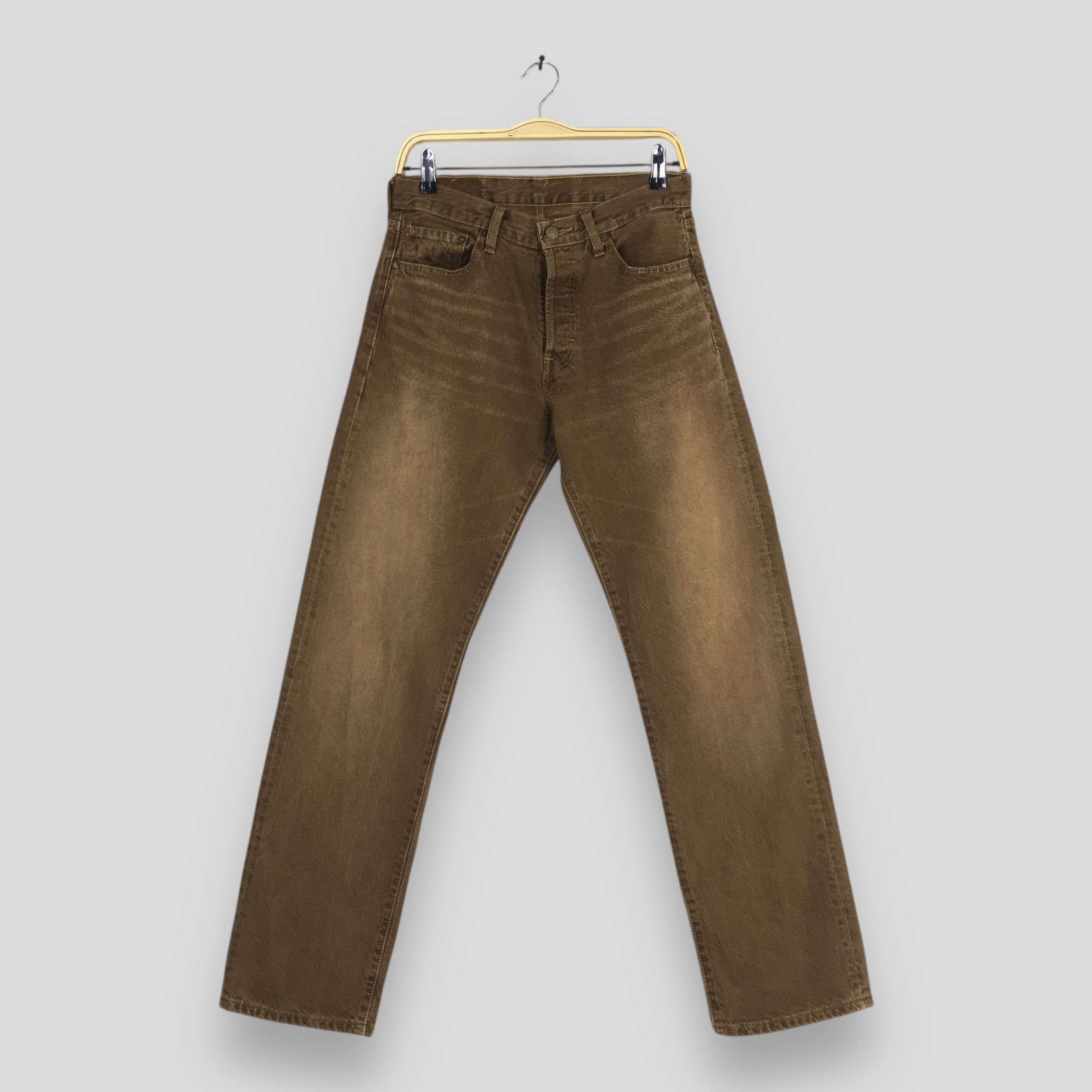Levi's Size 28x30.5 Vintage 90s Levi's 501 Straight Leg Jeans S1892 Size US 28 / EU 44 - 1 Thumbnail