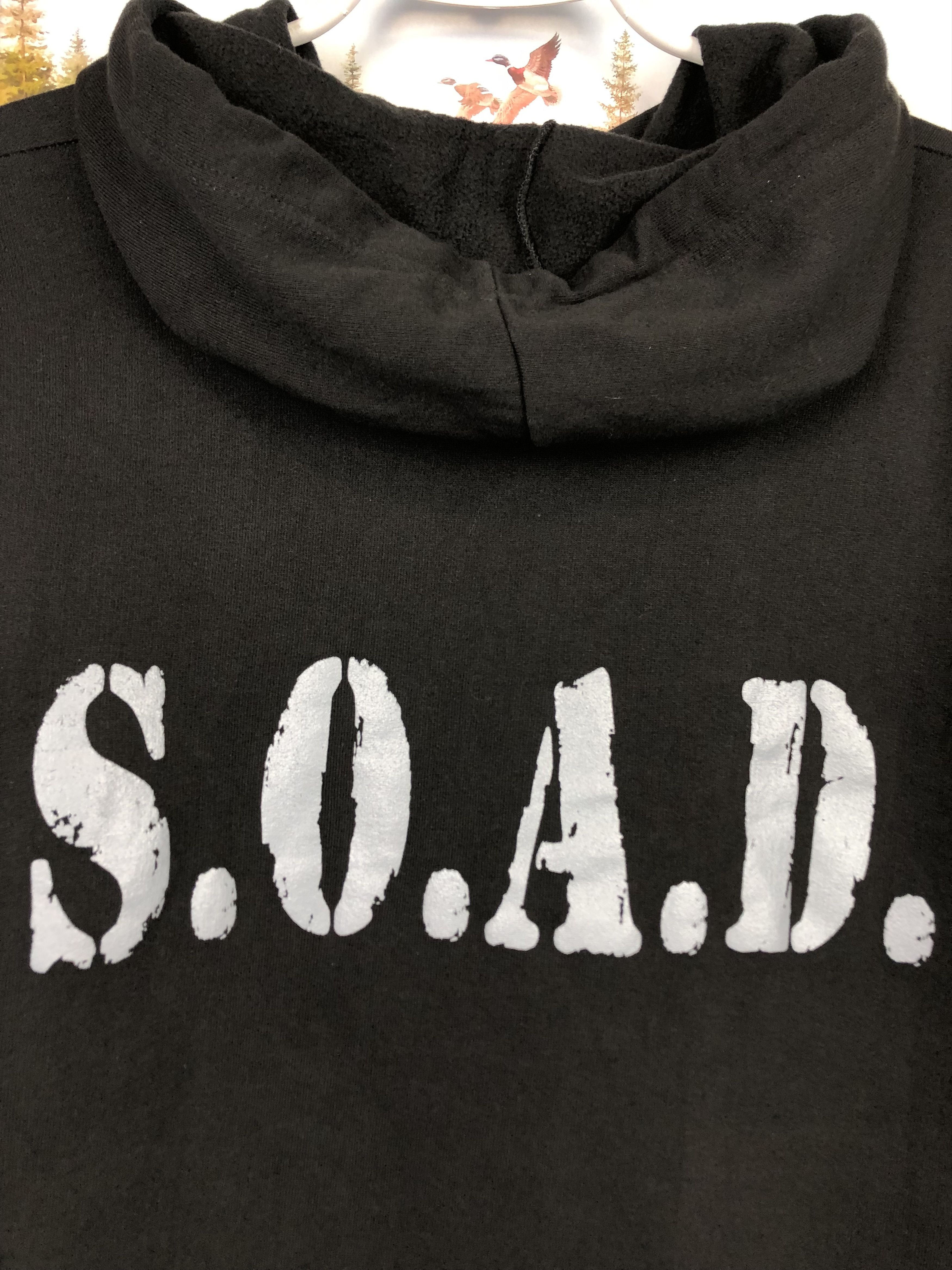 Band Tees Vintage SOAD System Of A Down Band Hoodie Jacket Over Print Size US M / EU 48-50 / 2 - 6 Thumbnail