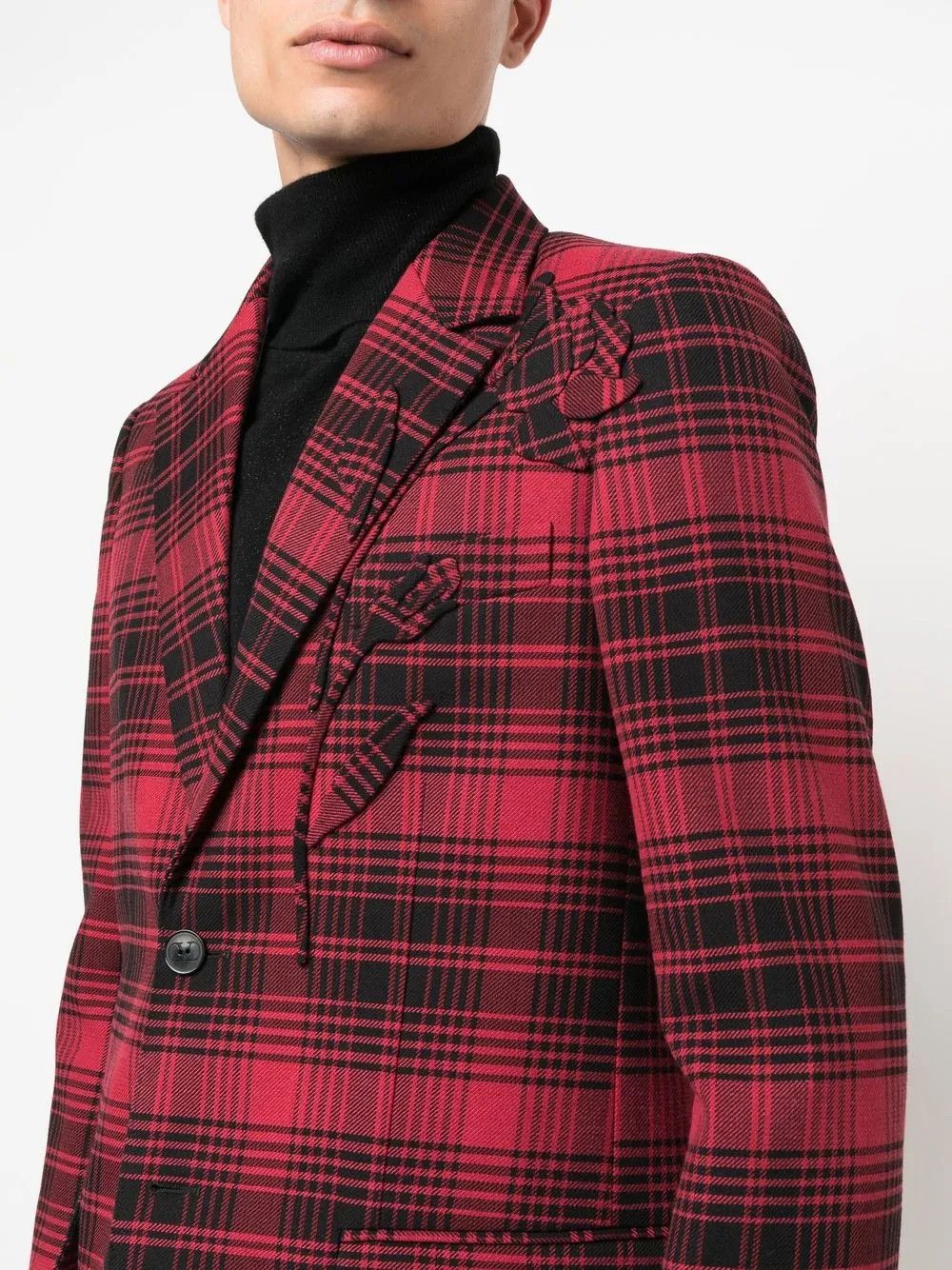 Valentino o1y0525 Blazer in Red/Black Size US S / EU 44-46 / 1 - 2 Thumbnail