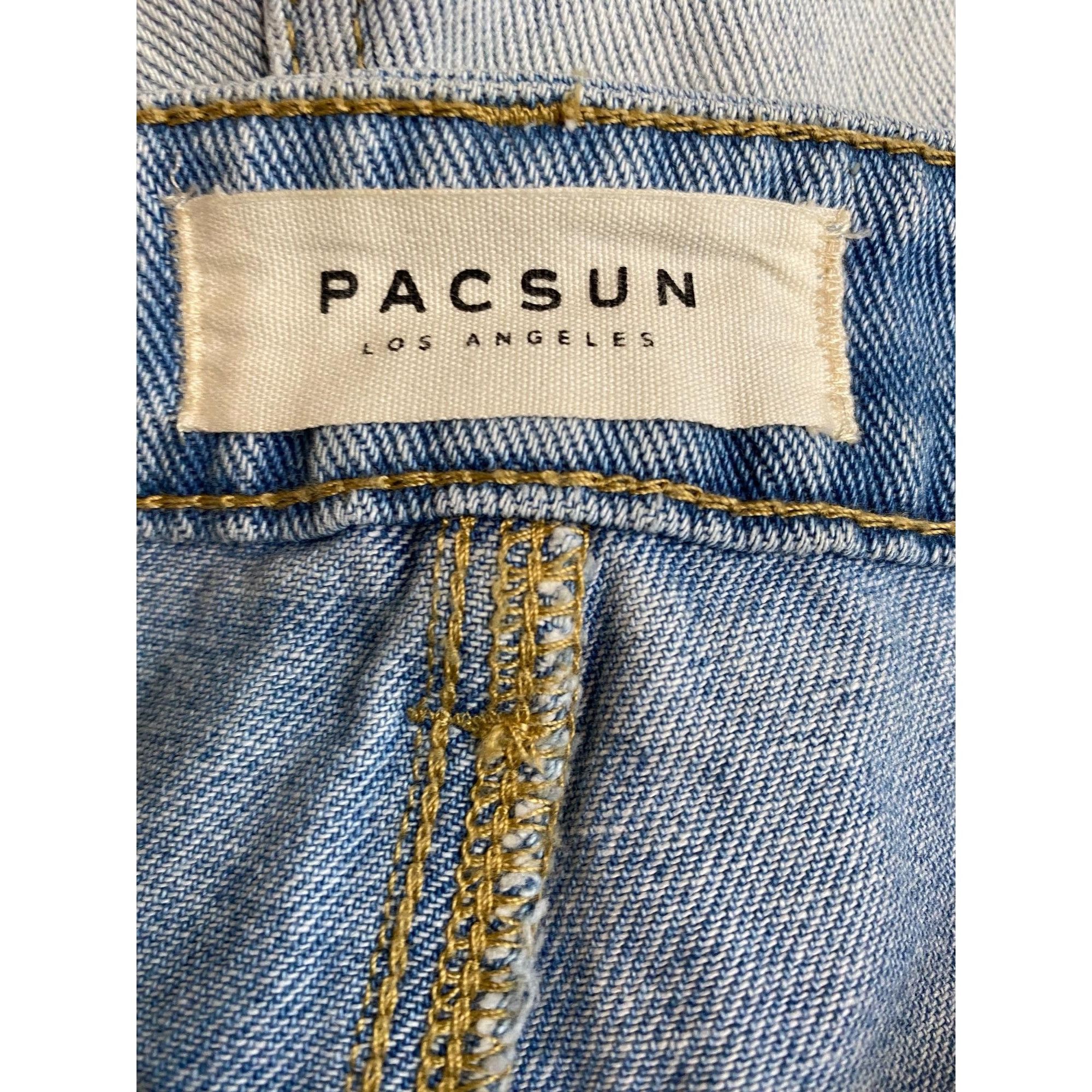 Pacsun Y2K PACSUN HIGH RISE ICON DENIM DISTRESSED SHORTS SZ 27 Size 27" / US 4 / IT 40 - 3 Thumbnail