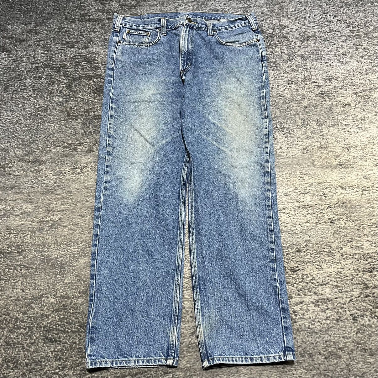 Carhartt Vintage Carhartt Blue Workwear Skater 2000s Jeans 40x33 Size US 40 / EU 56 - 2 Thumbnail
