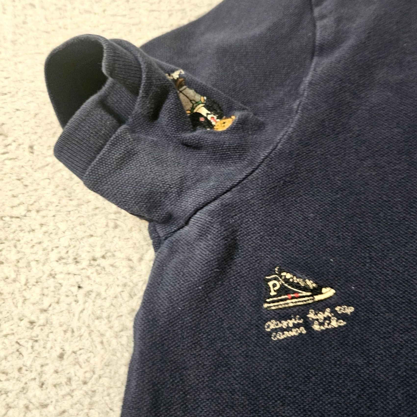 Polo Ralph Lauren Polo Ralph Lauren Shirt Polo Bear University College Polos Embroidered Blue Slim Fit S Men Size US S / EU 44-46 / 1 - 7 Thumbnail