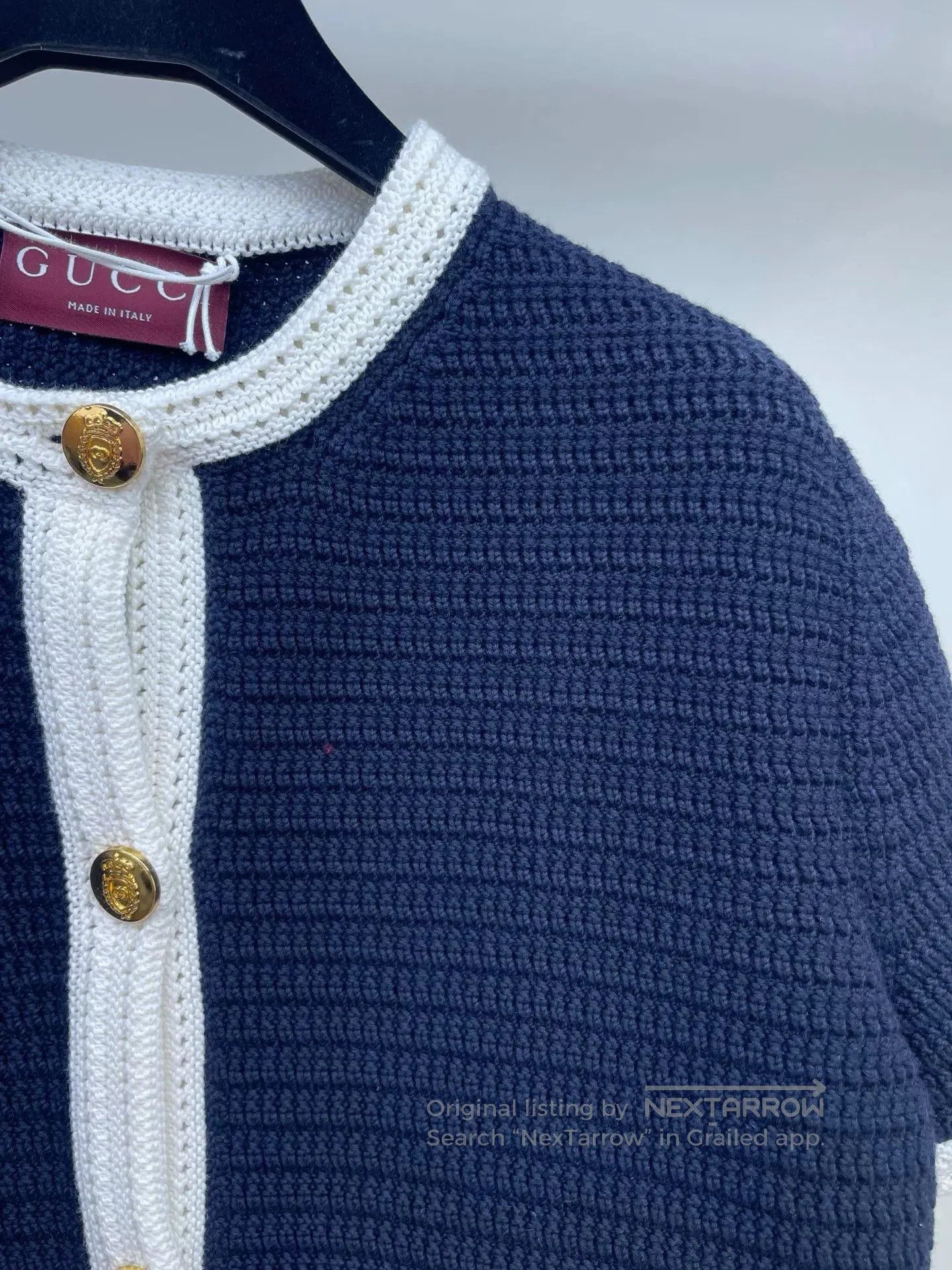Gucci Gucci Navy Blue Knit Short. Size S / US 4 / IT 40 - 4 Thumbnail