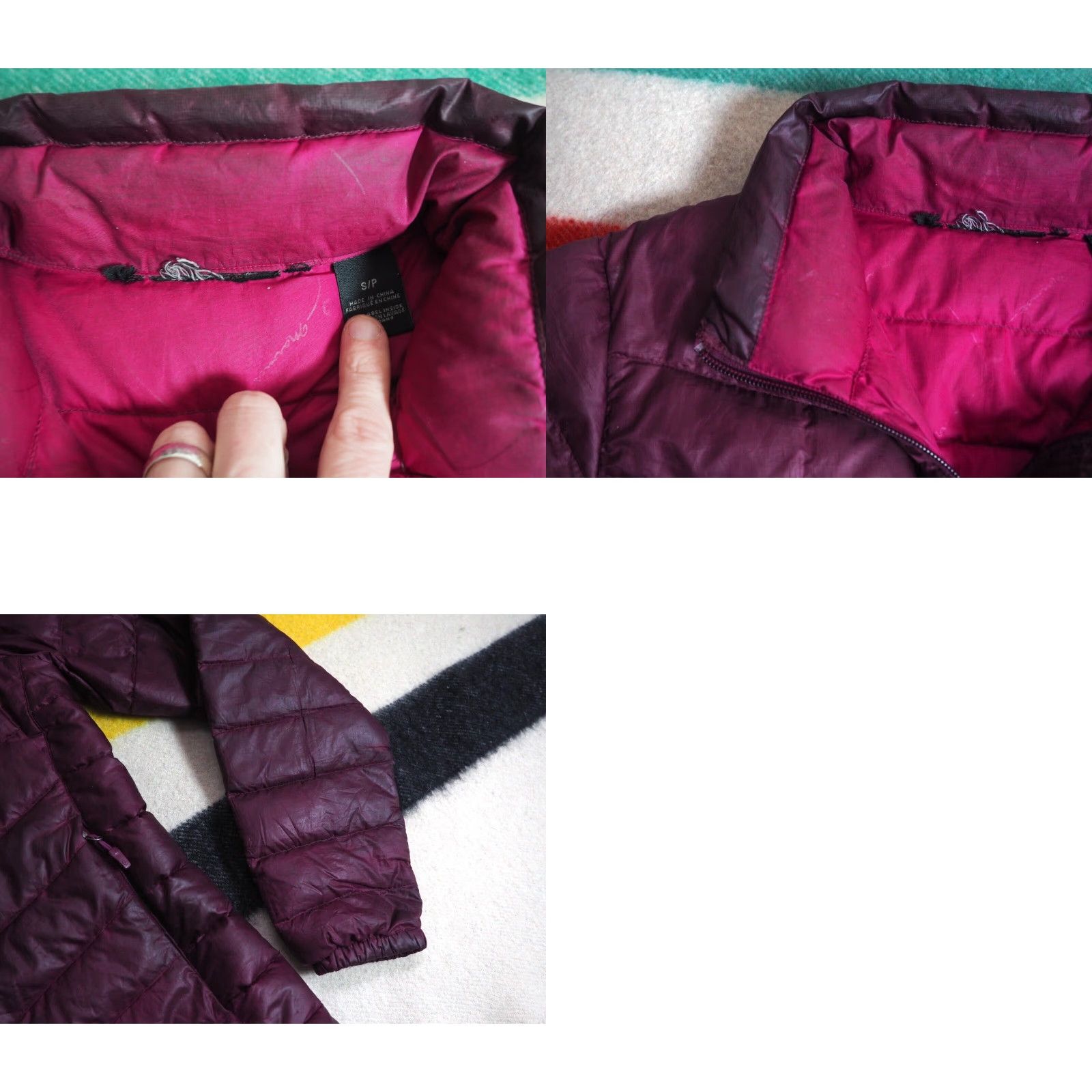 Marmot MARMOT Jacket Women S Plum Purple Goose Down Full Zip Logo Outdoor Hiking Puffer Size S / US 4 / IT 40 - 8 Thumbnail