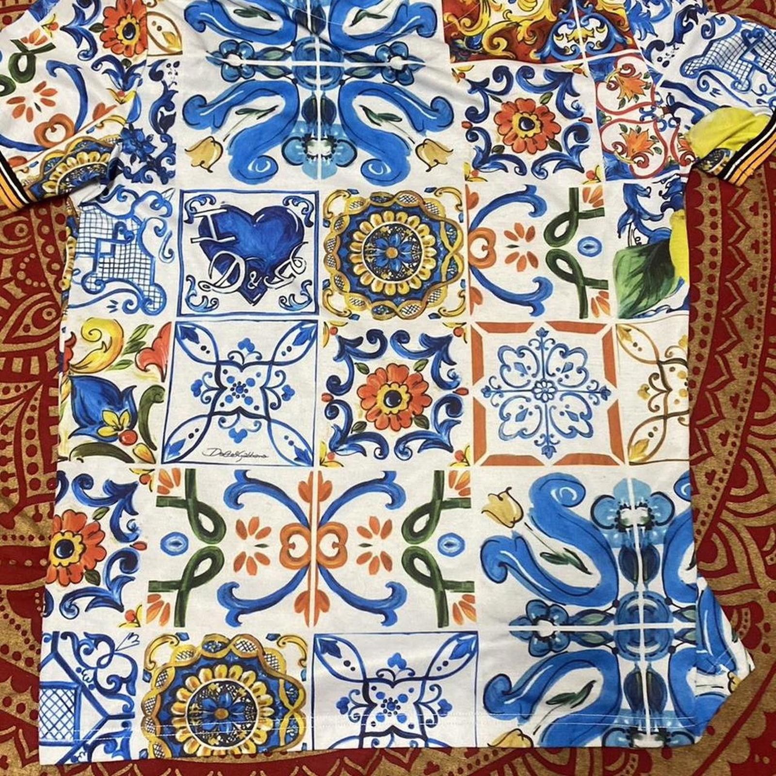Dolce & Gabbana Men’s D&G / DOLCE GABBANA shirt in classic bold design Size US L / EU 52-54 / 3 - 5 Thumbnail