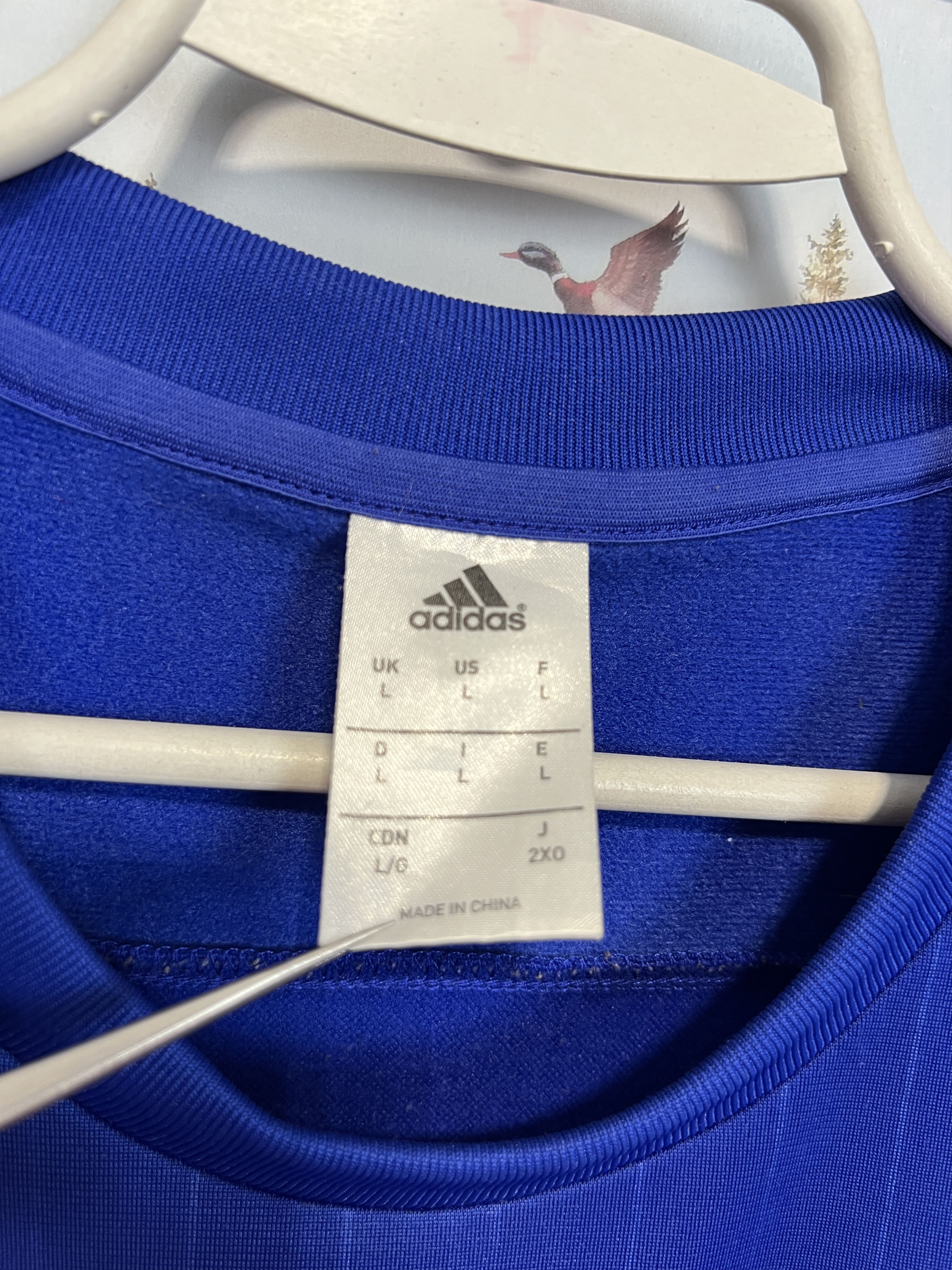 Adidas Vintage Chelsea Football Train Sweatshirt Track Top Crewneck Size US L / EU 52-54 / 3 - 5 Thumbnail