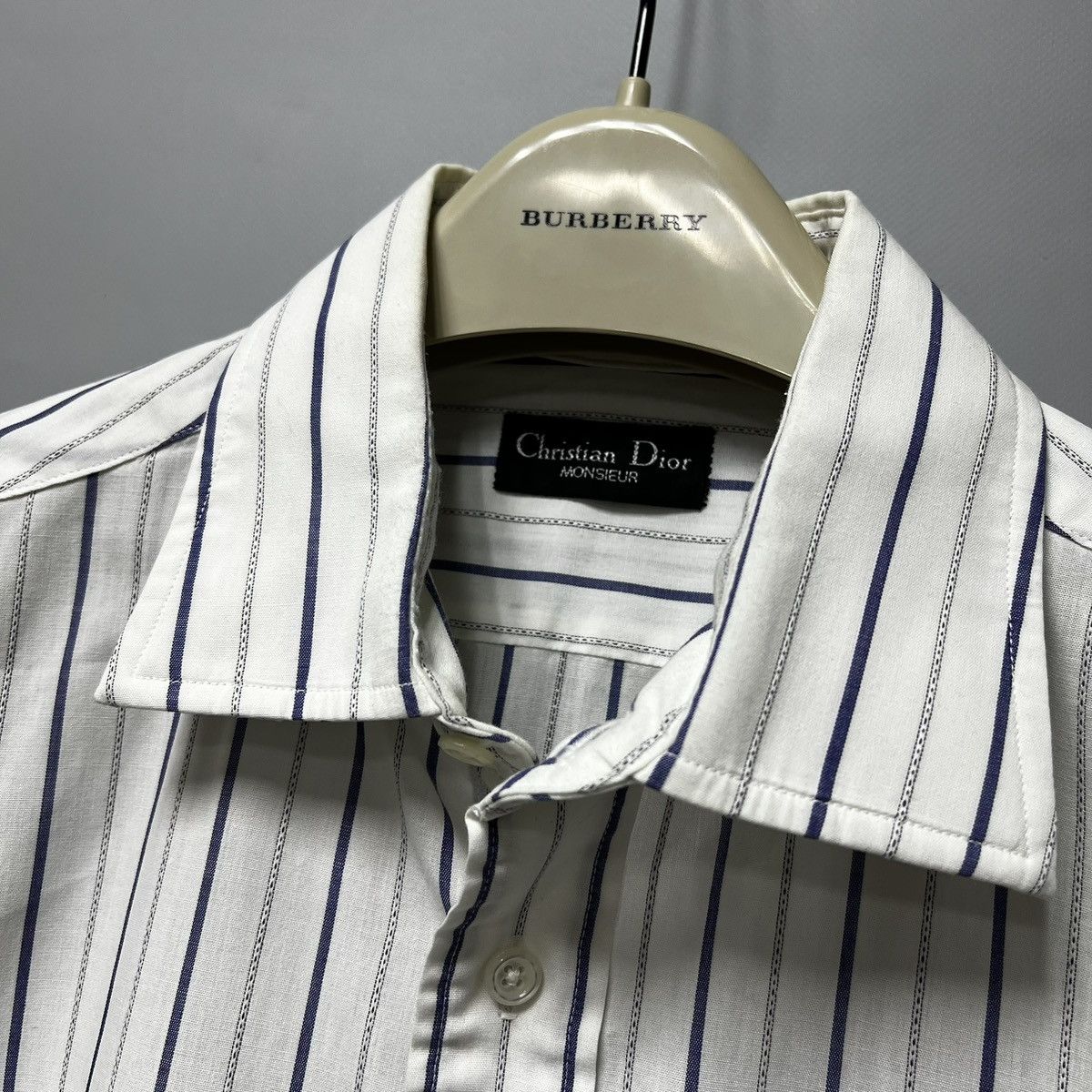 Christian Dior Monsieur × Vintage CHRISTIAN DIOR Monsieur Vintage Striped Crazy Shirt y2k USA Size US M / EU 48-50 / 2 - 7 Thumbnail