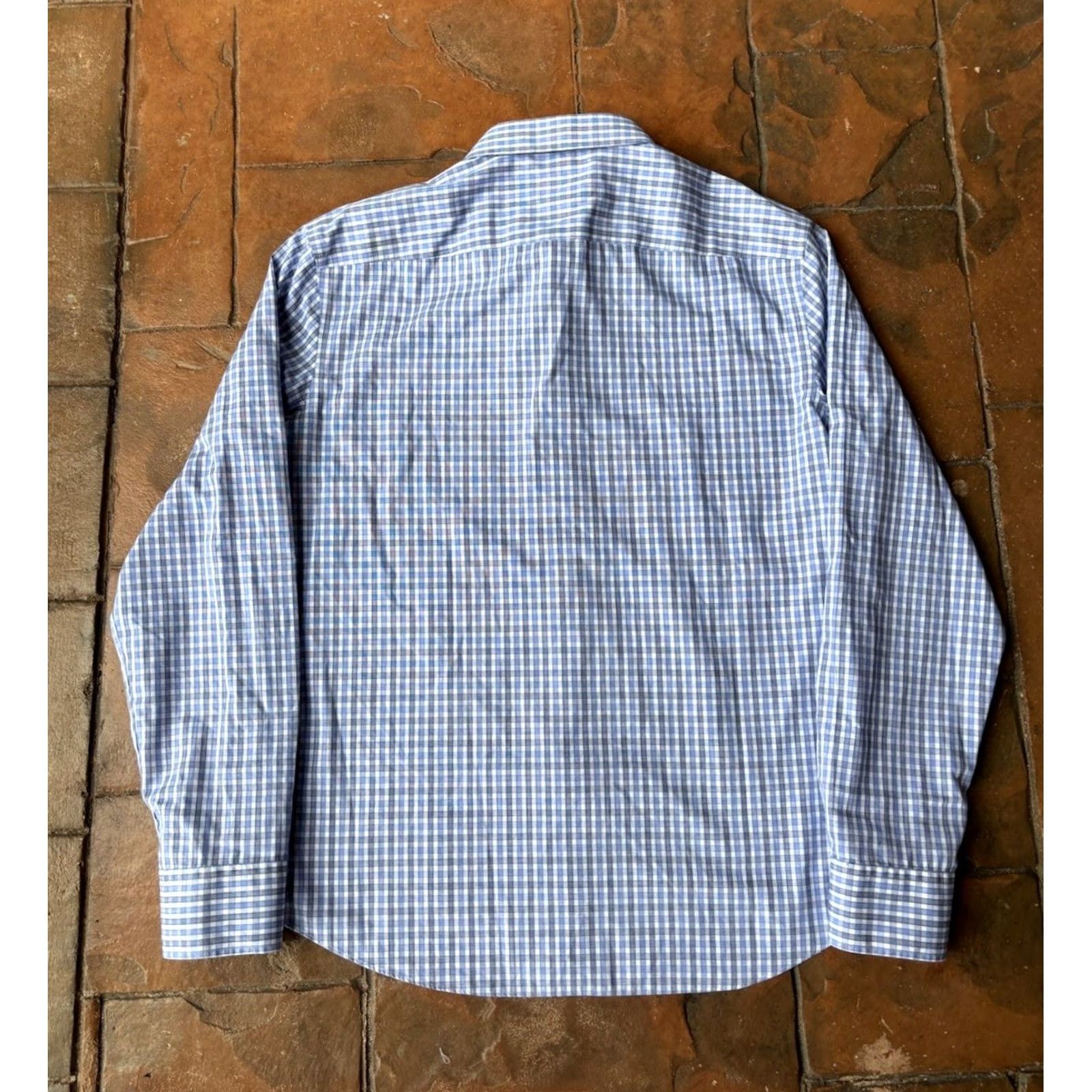 UNTUCKit UNTUCKit Button-Up Long Sleeve Shirt Men's XL Plaid Slim Fit Multicolor Button-Down Collar Casual Business Travel Size US XL / EU 56 / 4 - 3 Thumbnail