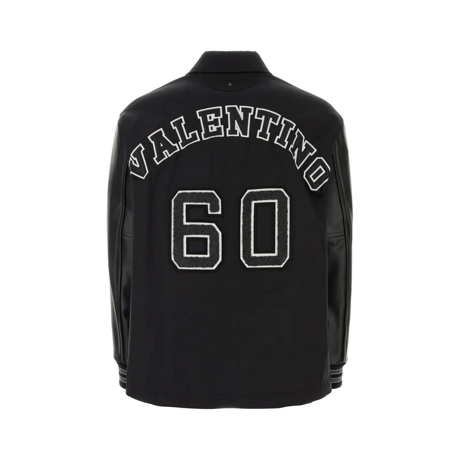 Valentino VALENTINO Black Polyester Blend Windbreaker Jacket New & Aut Size US M / EU 48-50 / 2 - 2 Thumbnail