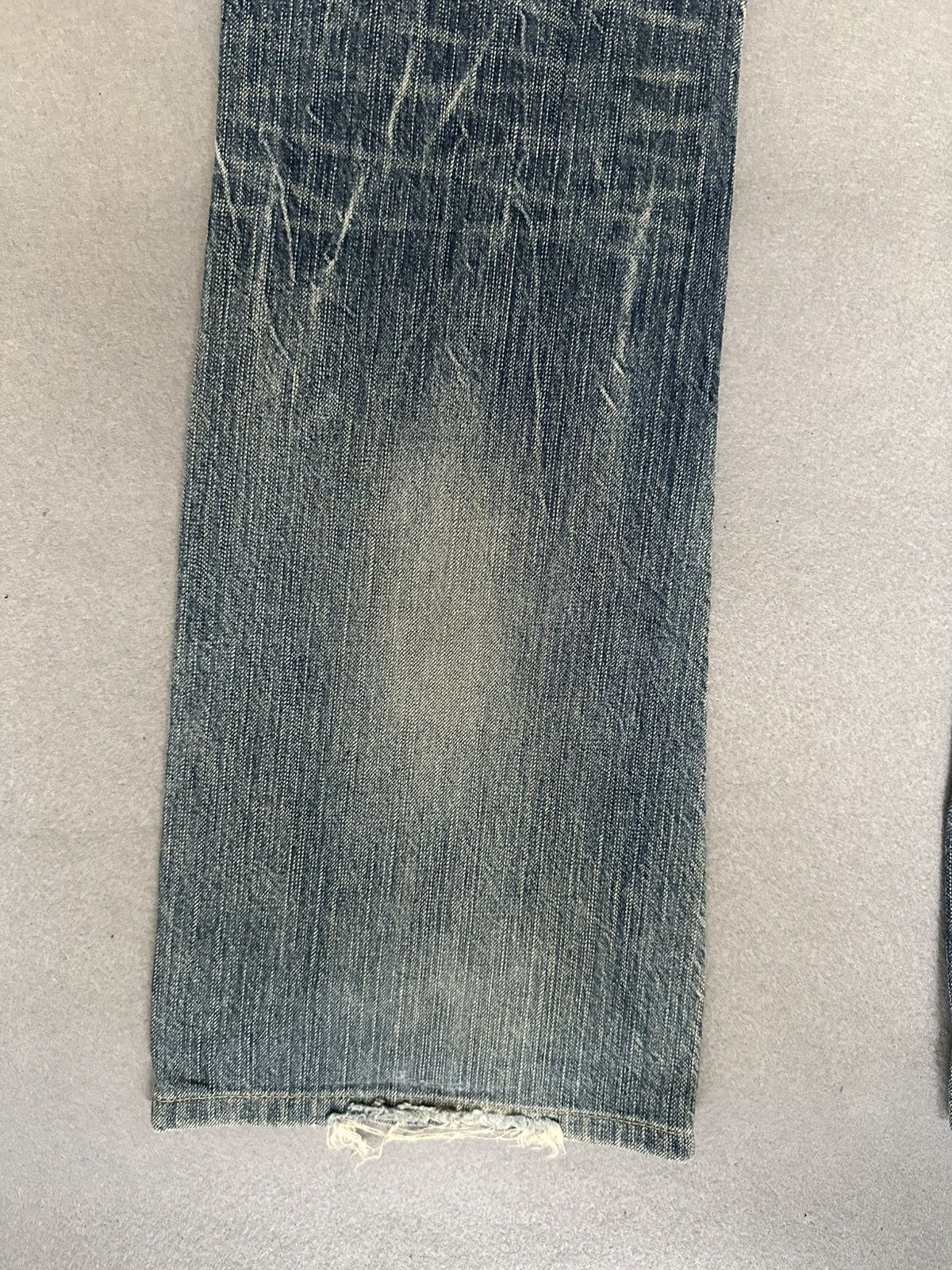 Japanese Brand FLARE Brappers Japan Denim Claw Marks Low Rise Denim Size US 28 / EU 44 - 12 Thumbnail