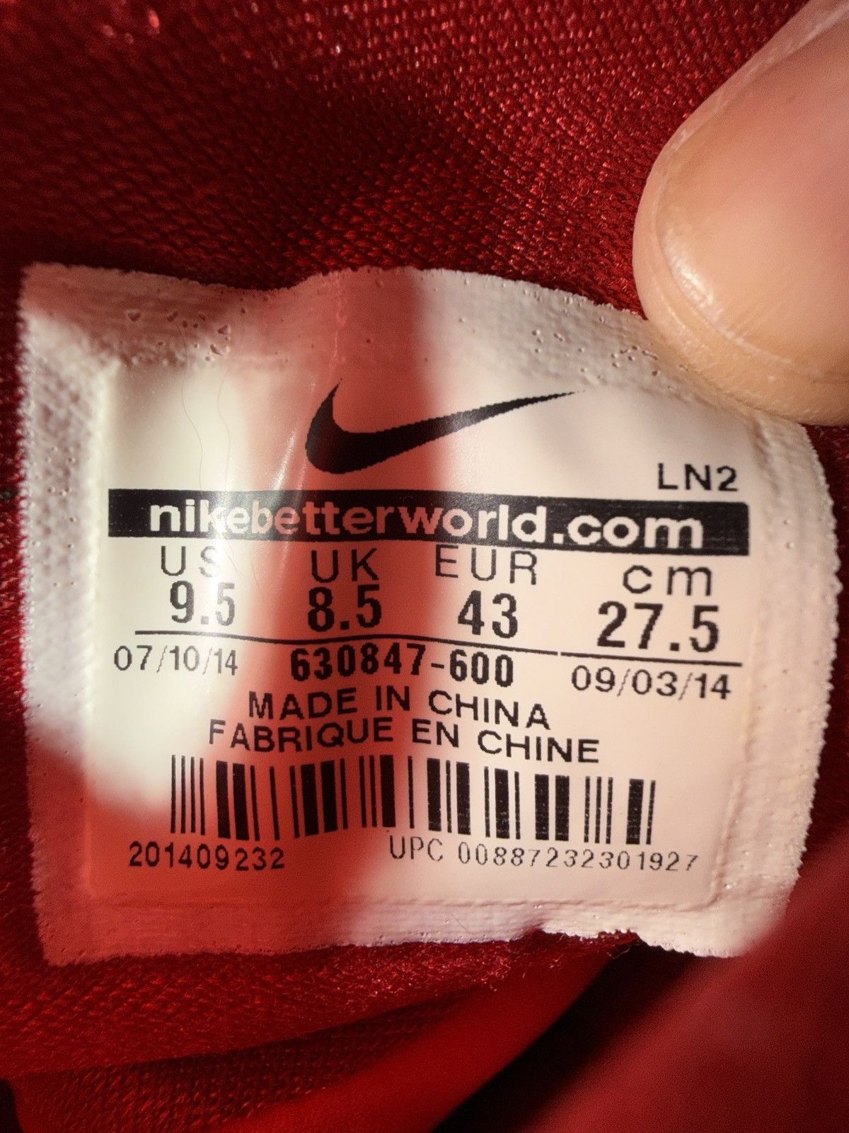 Nike Christmas Kobe 9 Size US 9.5 / EU 42-43 - 6 Thumbnail