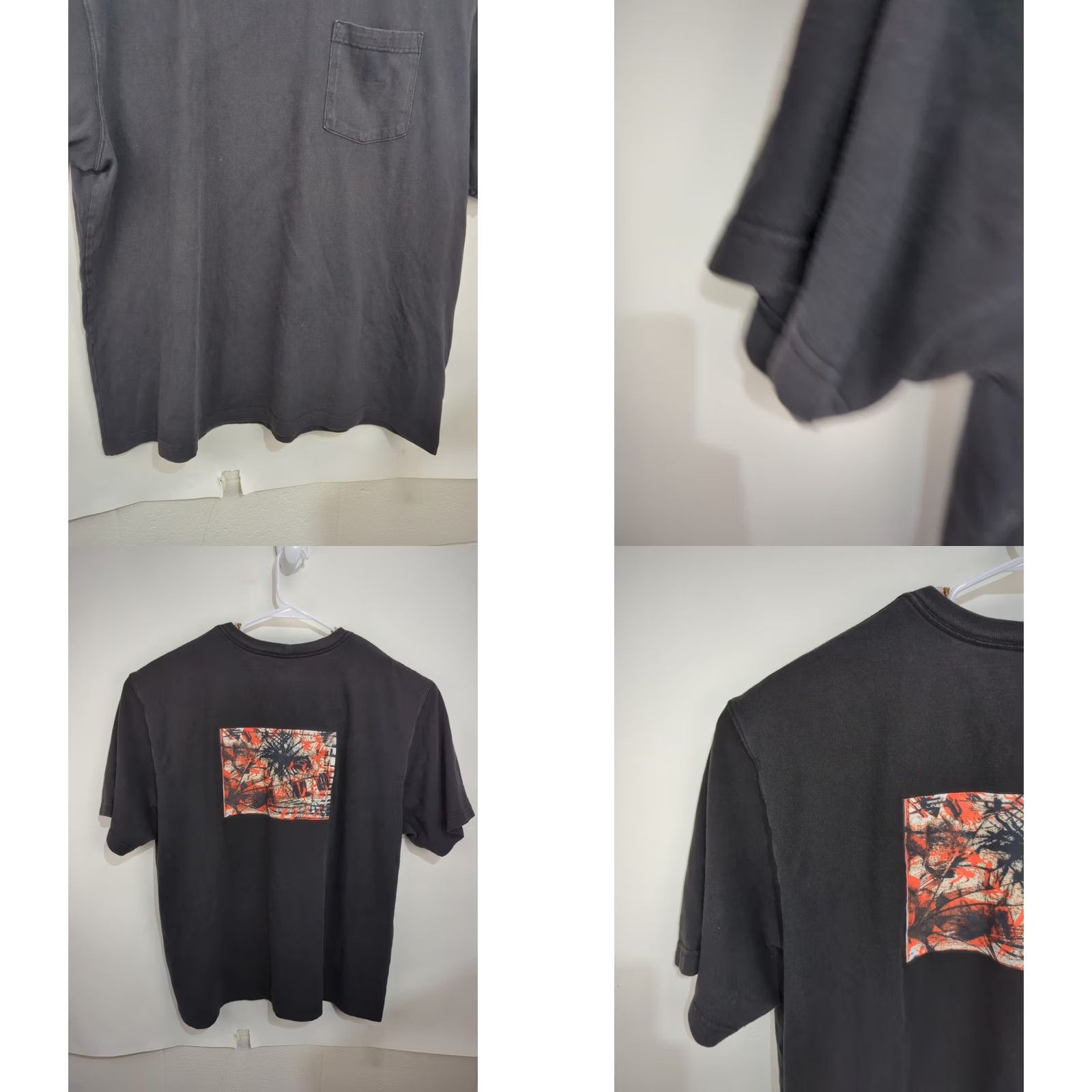 Carhartt Carhartt Graffiti T Shirt Men's 2XL Black Logo Pocket Workwear Crew Neck Short Sleeve Relaxed Fit Casual Shirt Size US XXL / EU 58 / 5 - 8 Thumbnail
