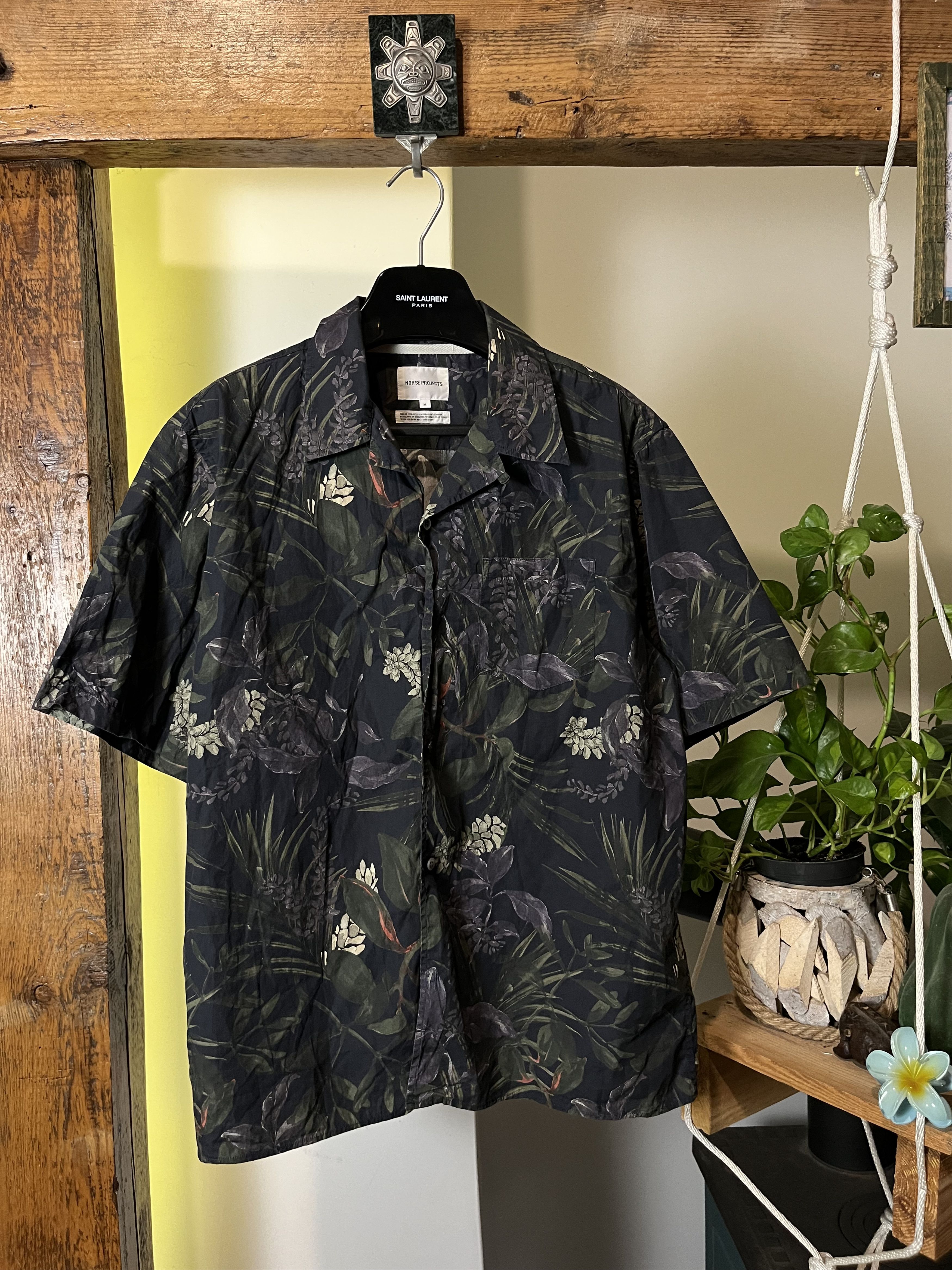 Norse Projects Norse Projects Carsten Print Floral Shirt Made in Portugal Size US M / EU 48-50 / 2 - 1 Thumbnail