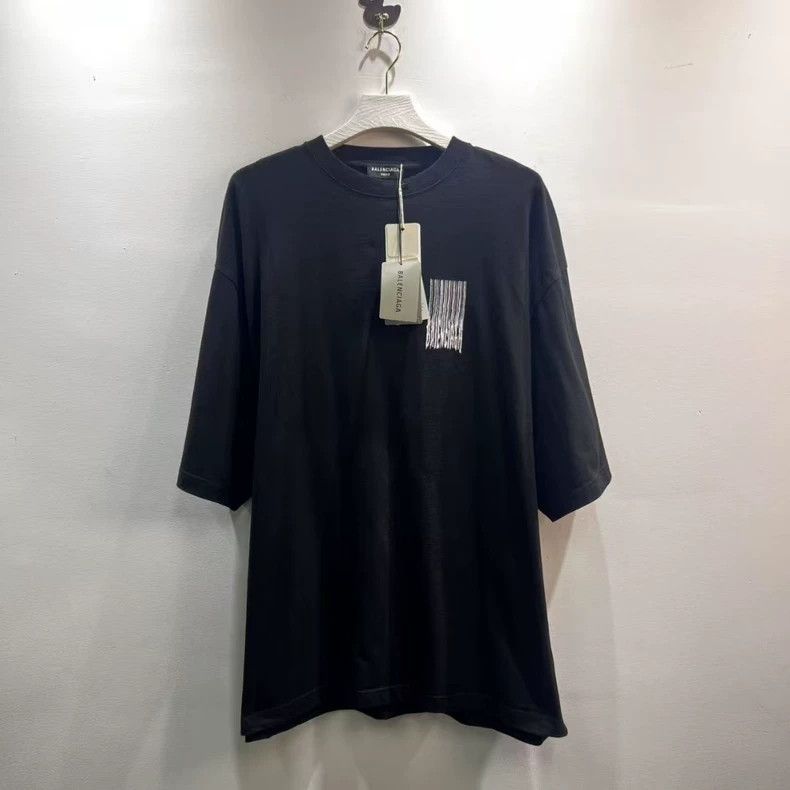 Balenciaga Waterfall Print Logo Short Sleeve