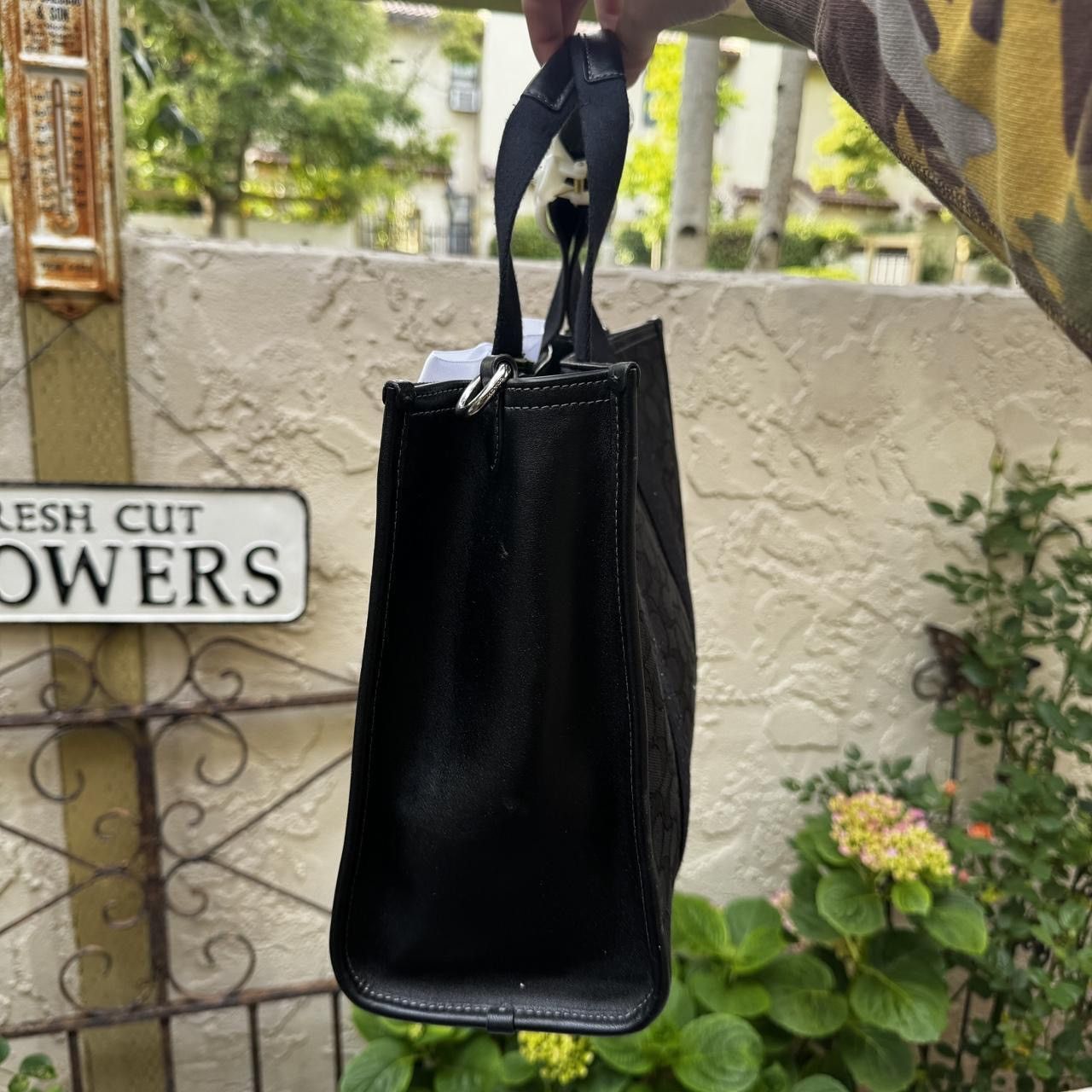 Coach Coach Smith Tote Black with Black Monograming Size ONE SIZE - 5 Thumbnail
