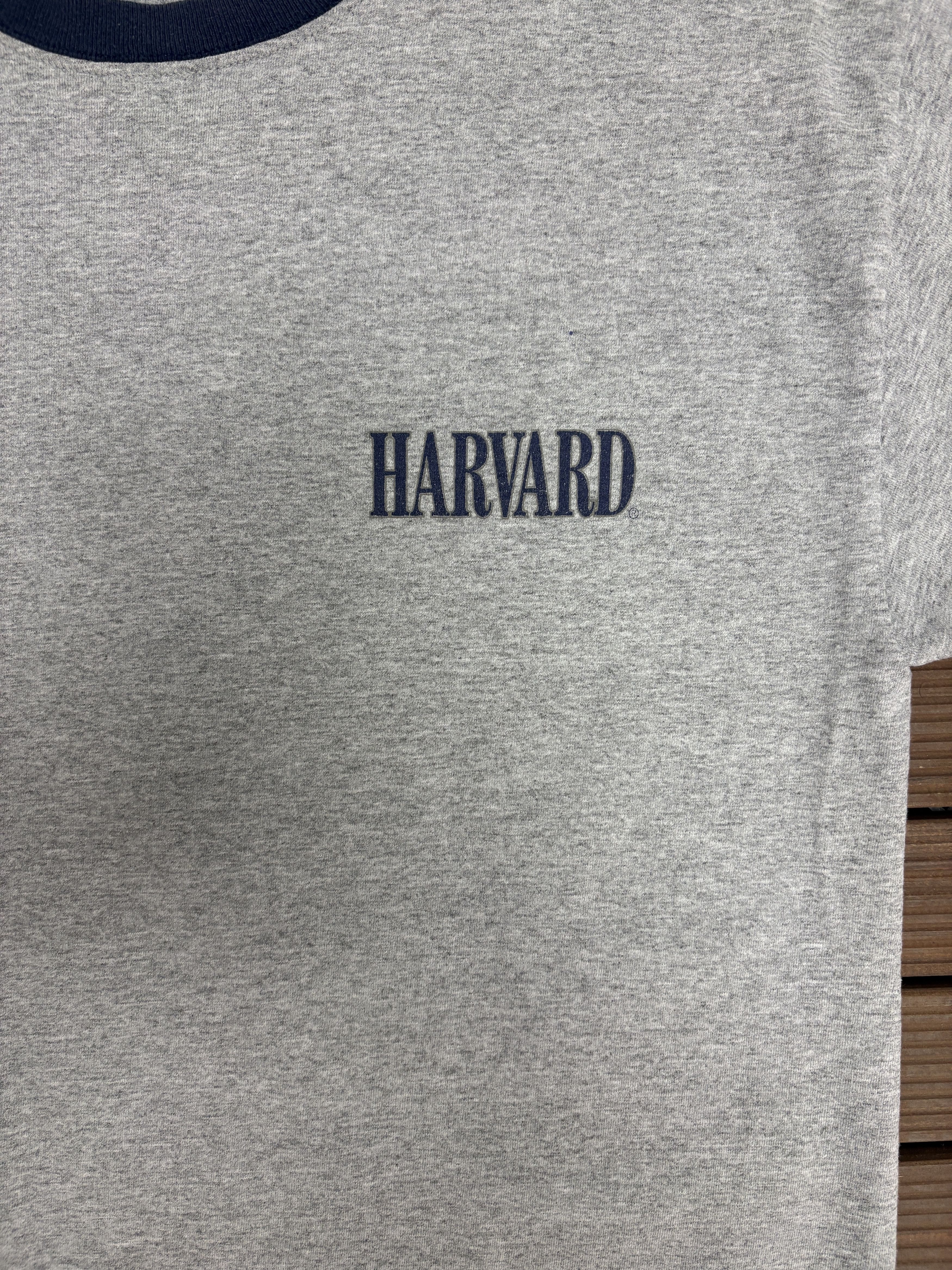 Vintage Harvard University Vintage Grey T-Shirt Tee Size US M / EU 48-50 / 2 - 2 Thumbnail