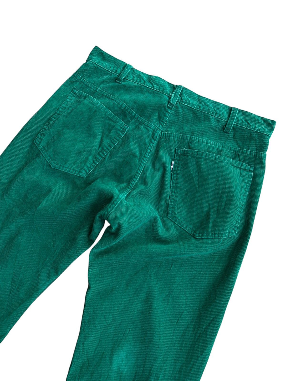 Levi's Vintage 1990s Levis Green Corduroy Pants Size US 34 / EU 50 - 9 Thumbnail