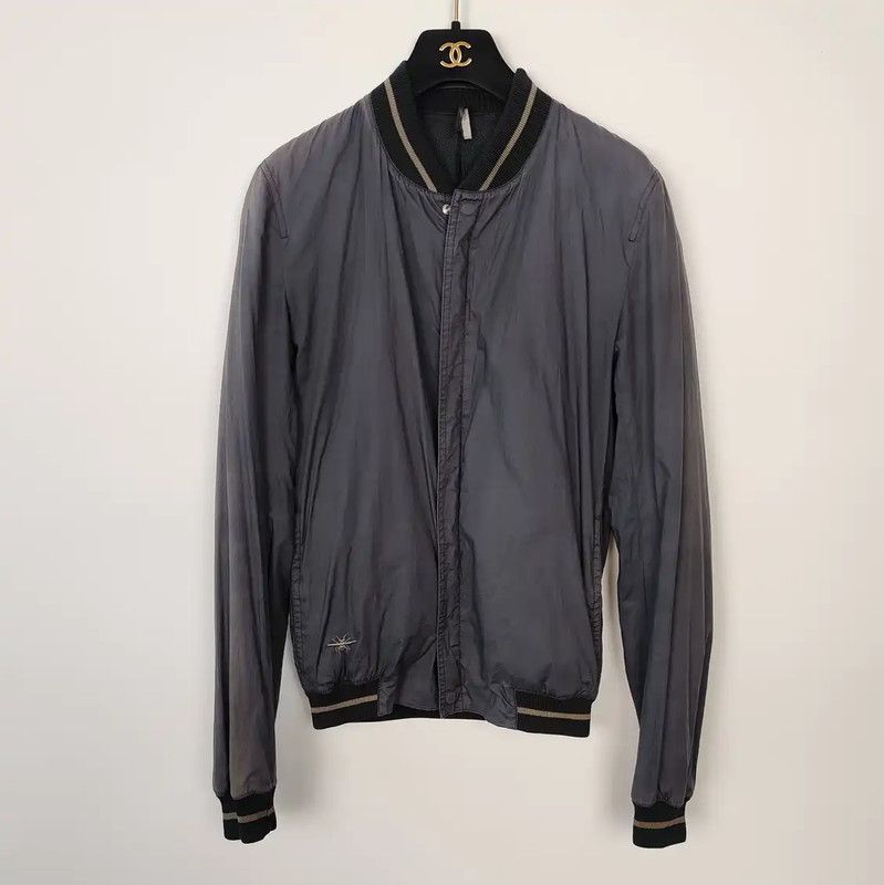 Dior Dior Grey Cotton Bomber Jacket for Men 0089 Size US XS / EU 42 / 0 - 1 Thumbnail