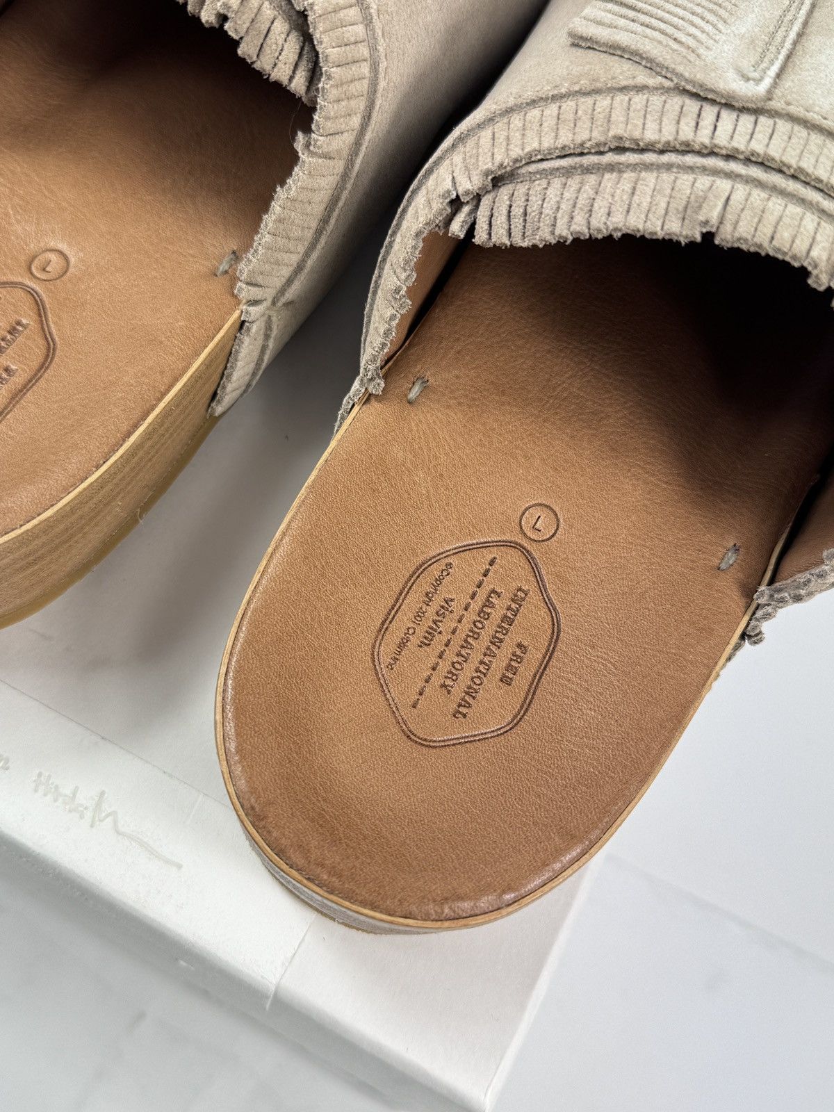 Visvim VISVIM CHRISTO SHAMAN FOLK BLUE SUEDE SANDALS SIZE: L Size US 10 / EU 43 - 4 Thumbnail