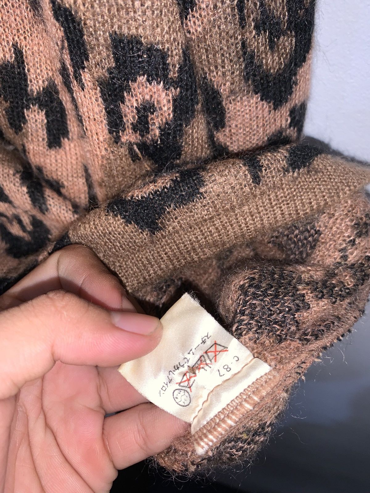 Japanese Brand × Vintage Vintage leopard Animal print Cardigan sweter Size L / US 10 / IT 46 - 3 Thumbnail