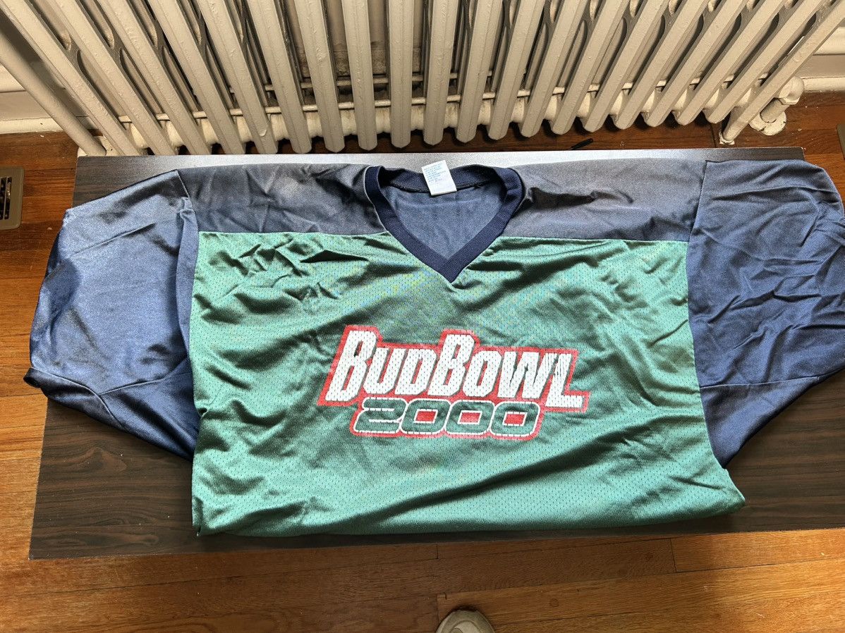 Budweiser VINTAGE BUD-BOWL JERSEY Y2K Size US XL / EU 56 / 4 - 1 Thumbnail