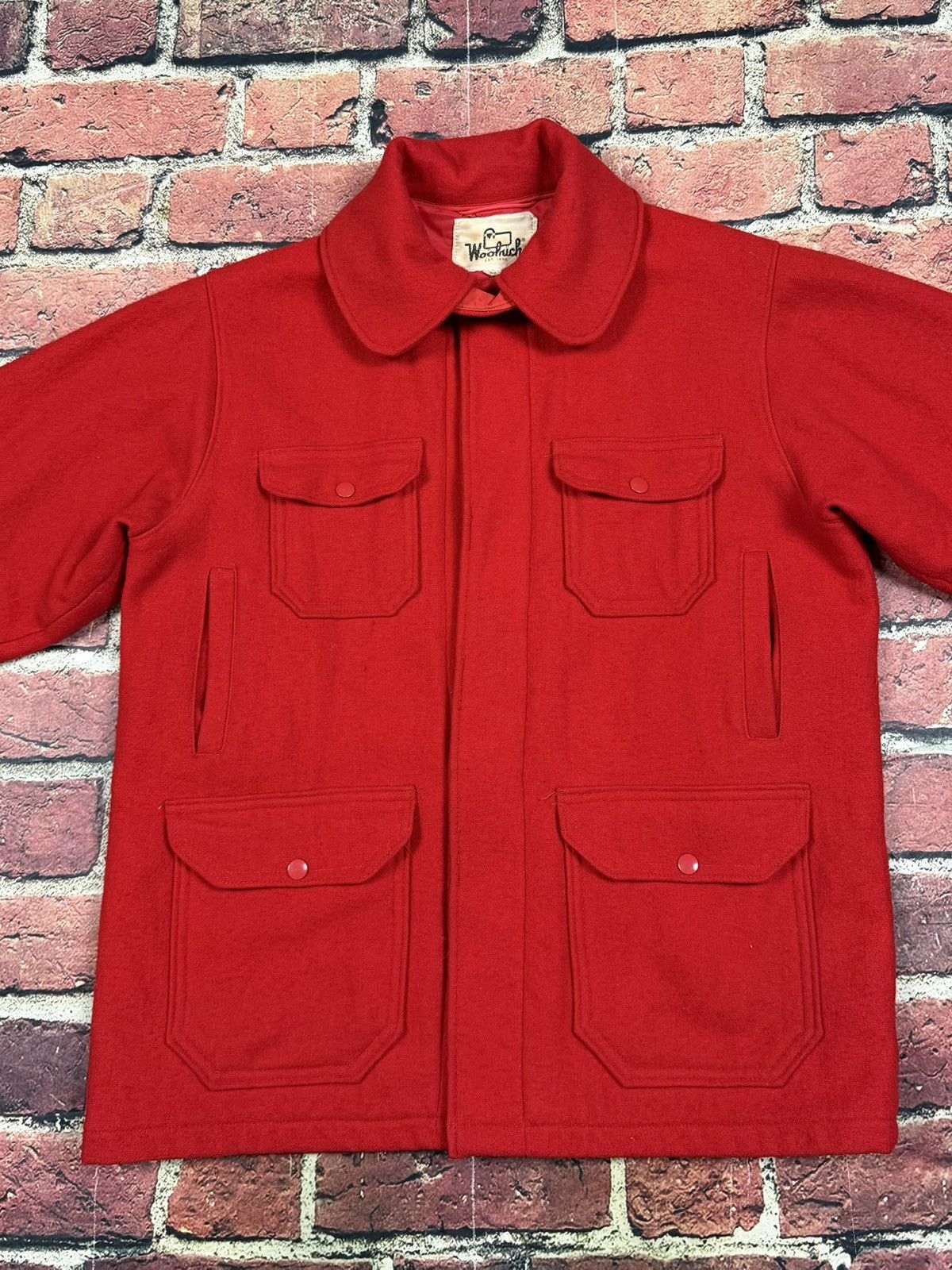 Woolrich Woolen Mills Vintage 70s Woolrich Mackinaw Cruiser Wool Jacket Field Coat Size US L / EU 52-54 / 3 - 3 Thumbnail