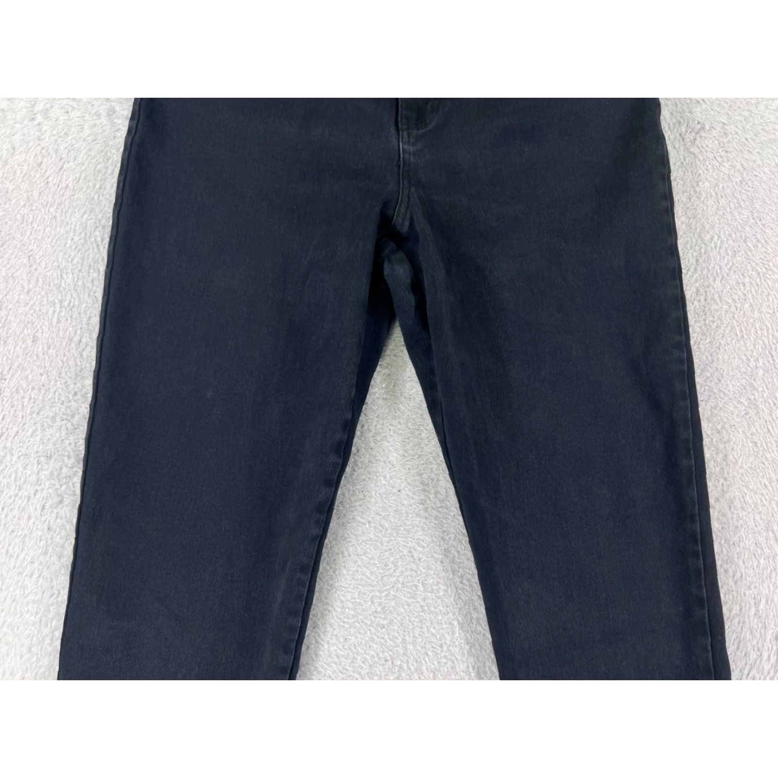 Gloria Vanderbilt Gloria Vanderbilt Jeans Womens 8 Black Denim Stretch Cotton Blend Straight Size 30" / US 8 / IT 44 - 5 Thumbnail