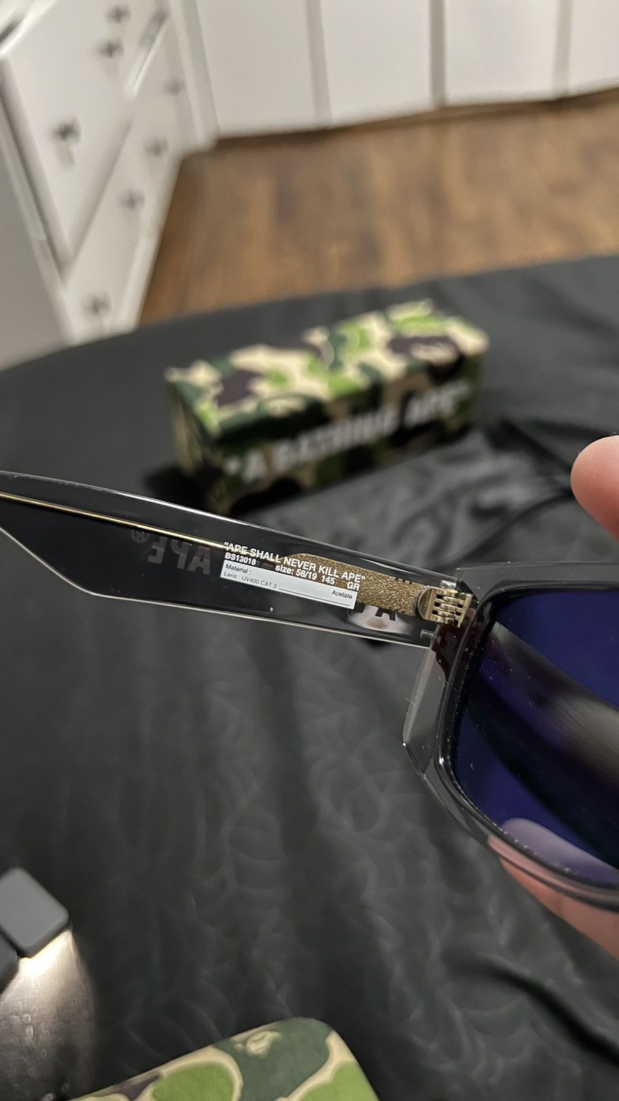 Bape A bathing ape Bape sunglasses Size ONE SIZE - 3 Thumbnail