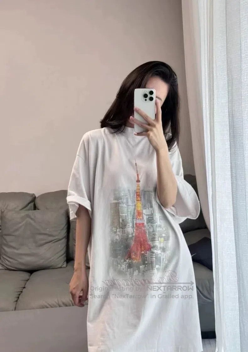 Balenciaga Balenciaga Tokyo Tower Short Sleeve Size US M / EU 48-50 / 2 - 6 Thumbnail