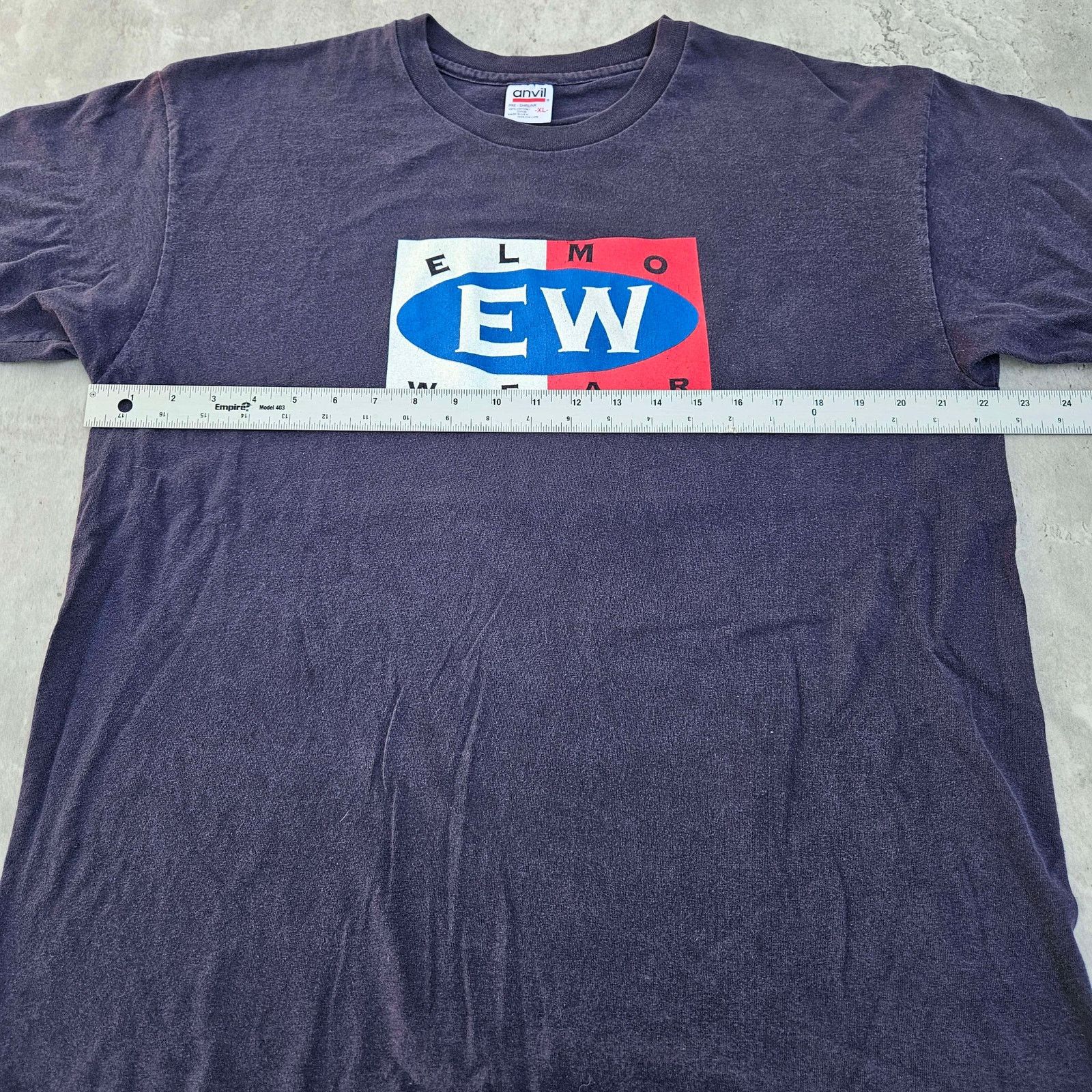 Anvil Vintage Elmo Sesame Street 90s Calvin Klein Parody XLarge Size US XL / EU 56 / 4 - 7 Thumbnail