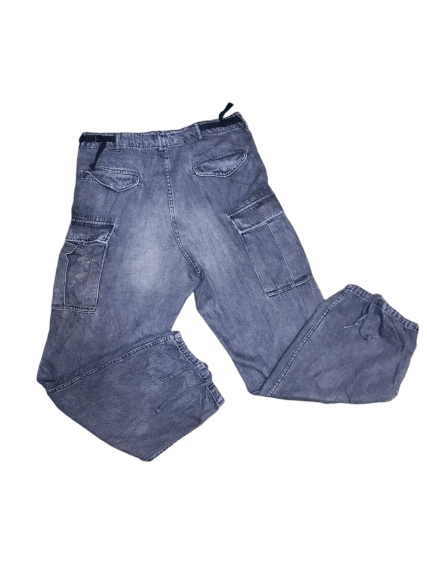 Avirex Vintage Avirex Distressed Denim Cargo Pants Size US 36 / EU 52 - 2 Thumbnail