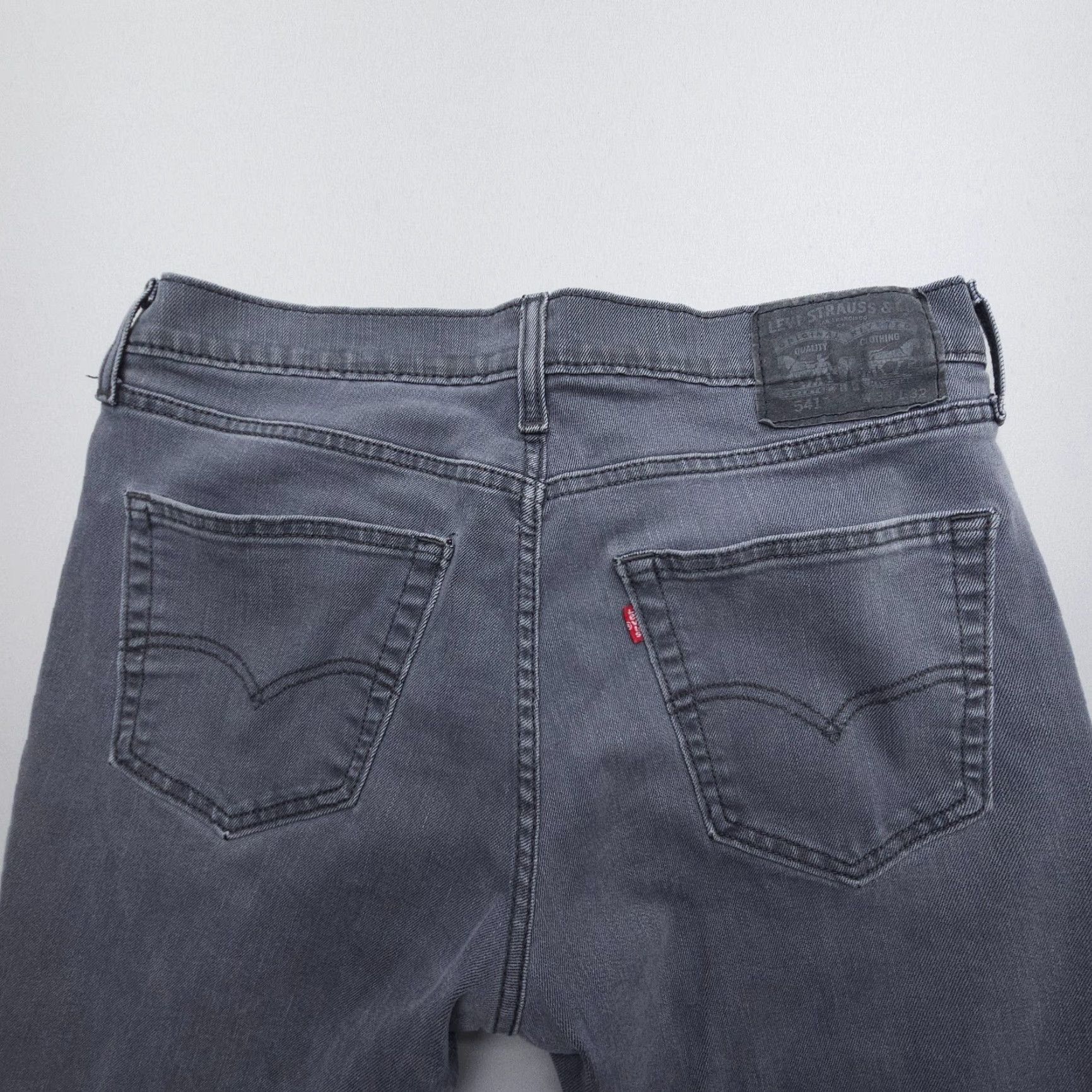 Levi's Levi's 541 Athletic Taper Jeans Men's Regular 33 Gray 29" Inseam Stretch Denim 5-Pocket Modern Fit Theory: American Vintage: No Size US 33 - 7 Thumbnail