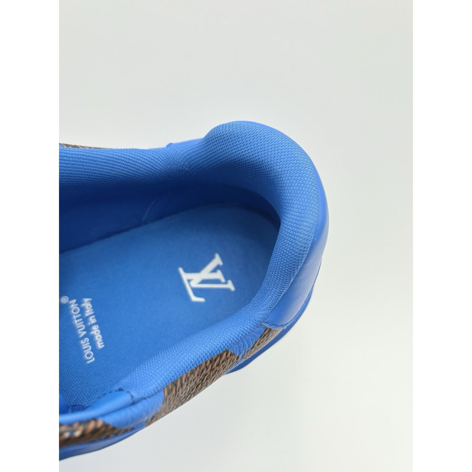 Louis Vuitton 8.5-9 US Louis Vuitton Trainer ' Blue Brown Checker ' CLEAN! Size US 9 / EU 42 - 6 Thumbnail