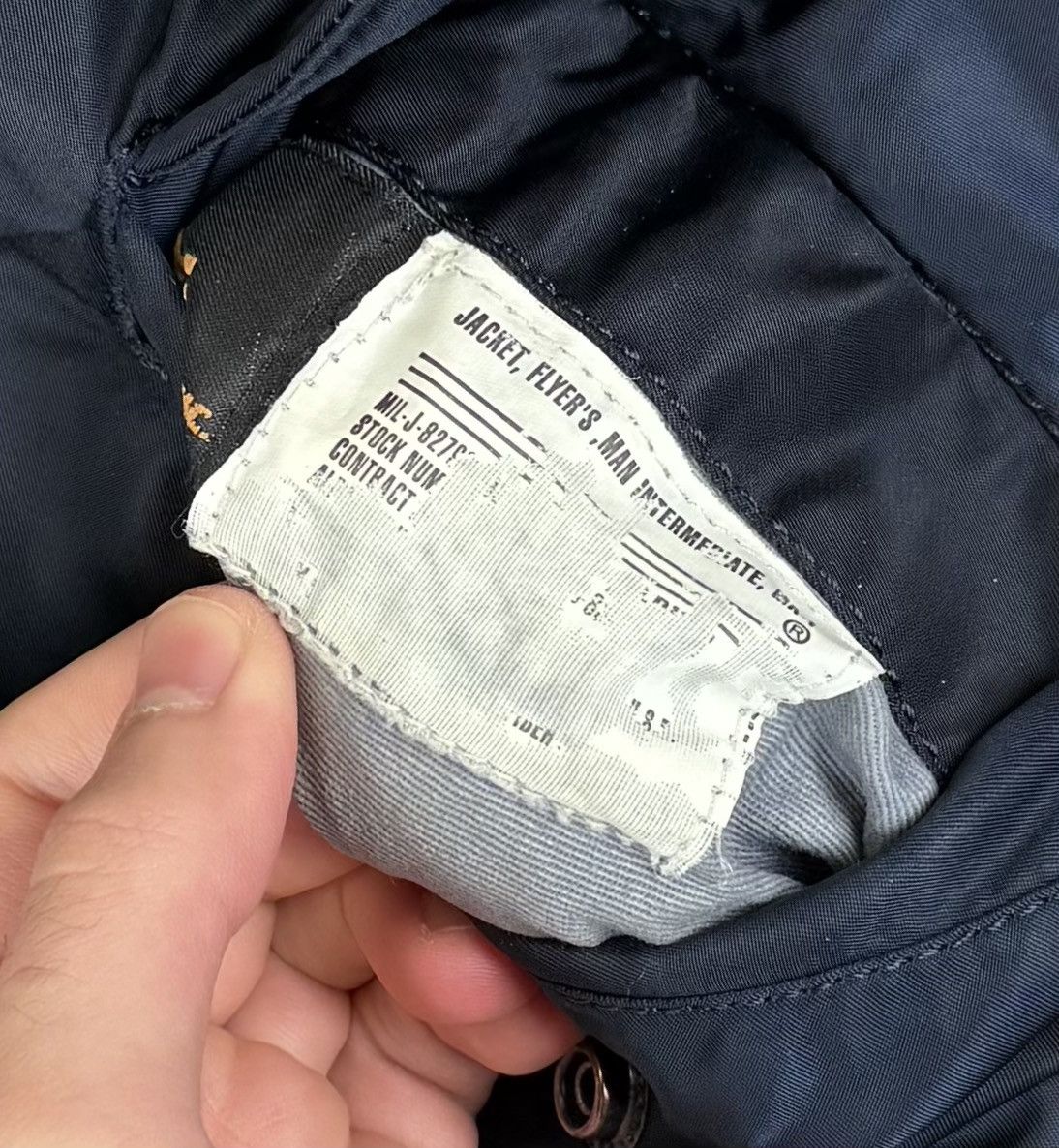 Alpha Industries Alpha industries MA-1 VF NASA Flyer’s Bomber Jacket Blue Top Size US M / EU 48-50 / 2 - 11 Thumbnail