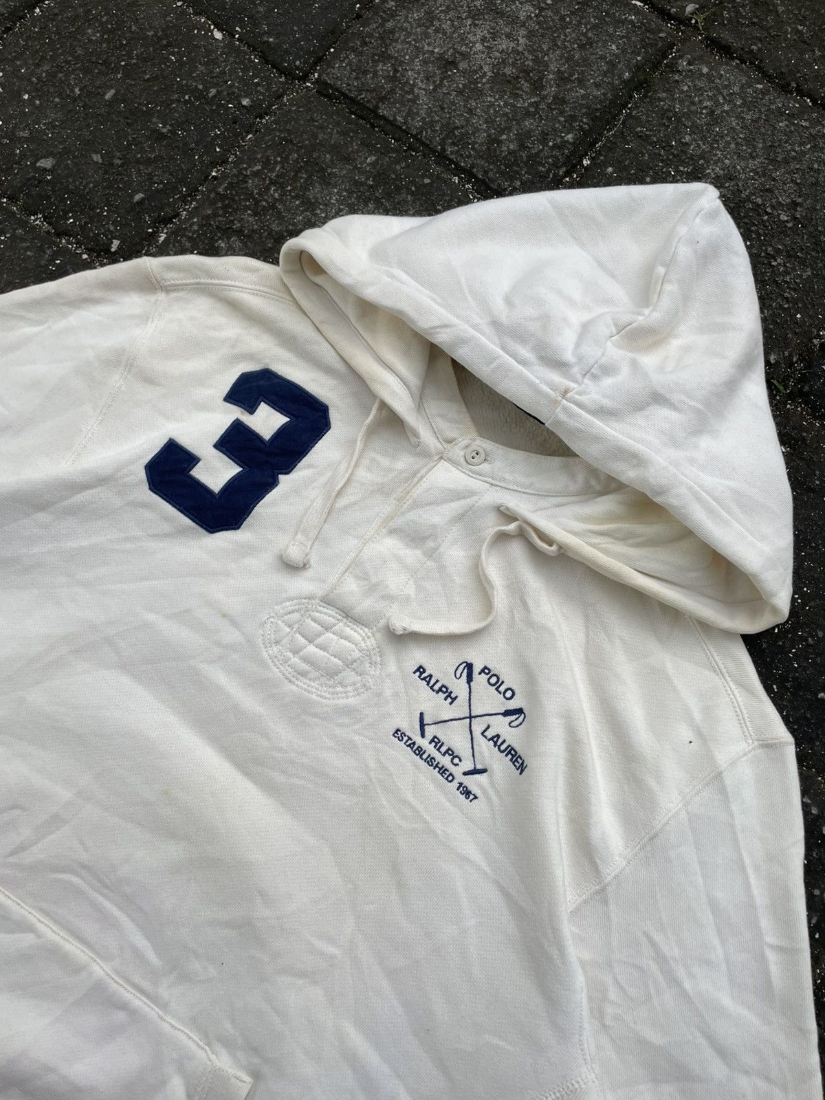 Polo Ralph Lauren × Vintage Vintage Hoodie Polo Ralph Lauren Size US XL / EU 56 / 4 - 2 Thumbnail